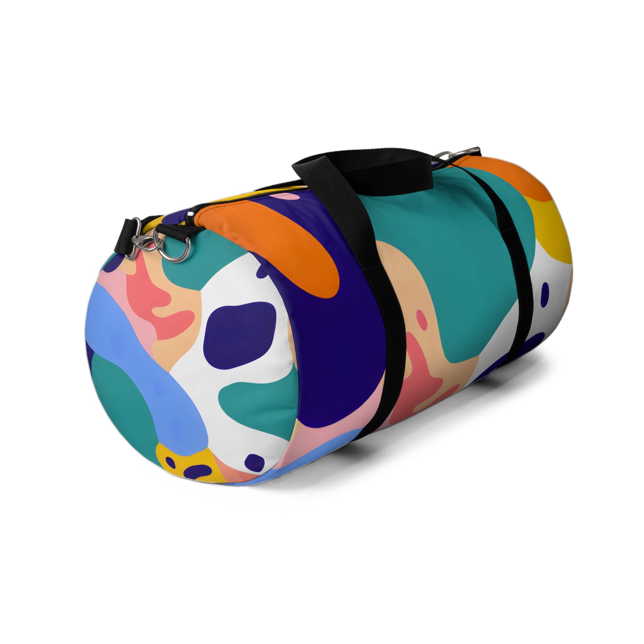Colorful Abstract Shapes Duffel Bag, Artsulli - Art is Long, Life is Short, Bags, , , , , , , 