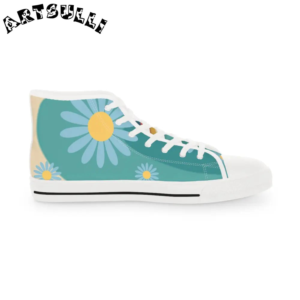 JAKKOUTTHEBXX Psychedelic Floral Hills Multi-Color Men’s High Top