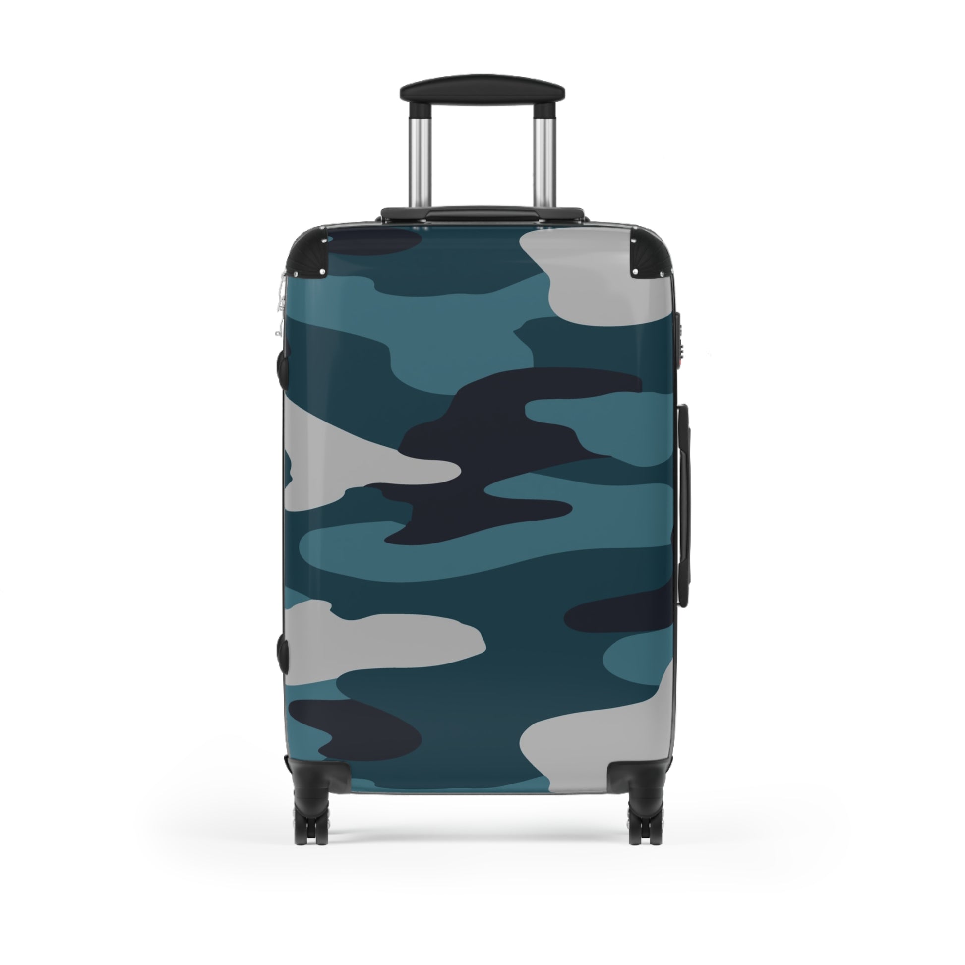 Blue Camouflage Suitcase, Artsulli - Art is Long, Life is Short, Bags, Size, Medium, Color, Black, , , 12069242800972