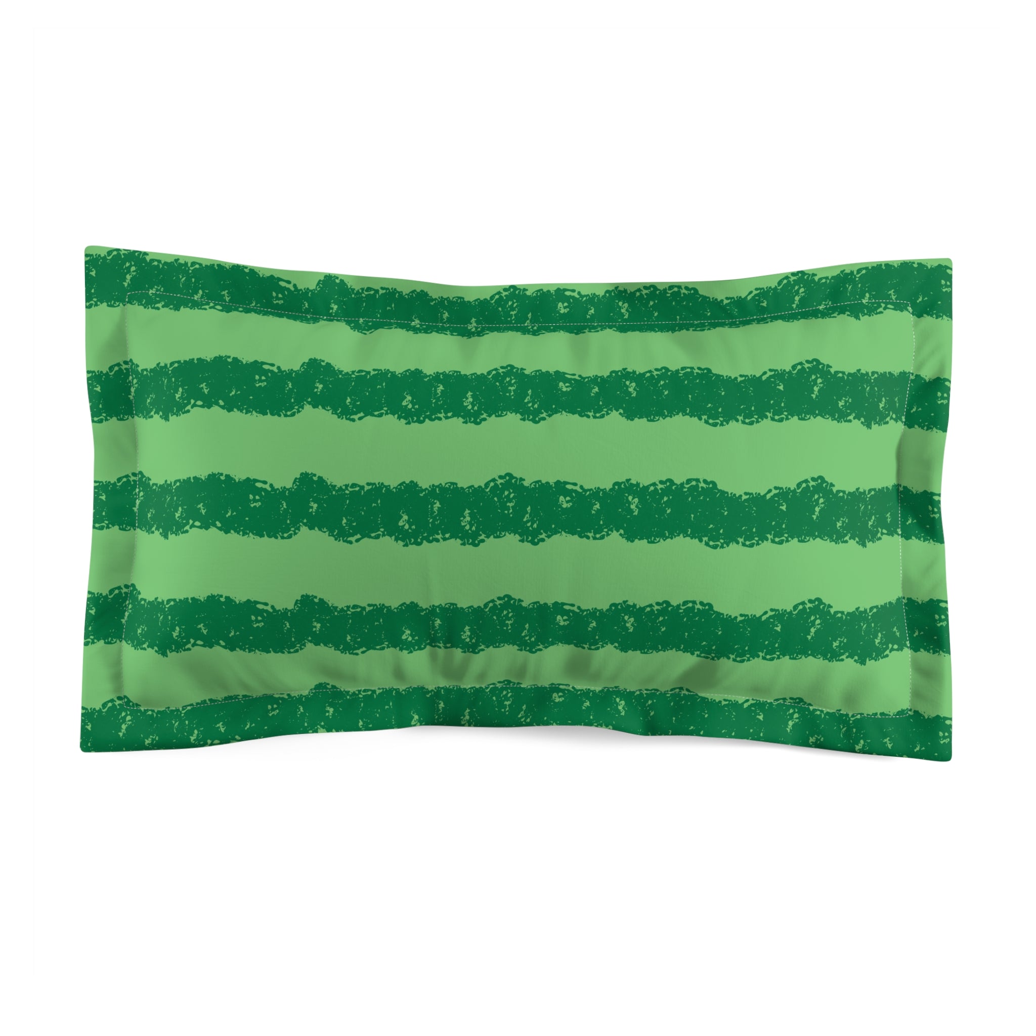 Watermelon Green Microfiber Pillow Sham, Artsulli - Art is Long, Life is Short, Home Decor, Size, King, , , , , 15641144501030