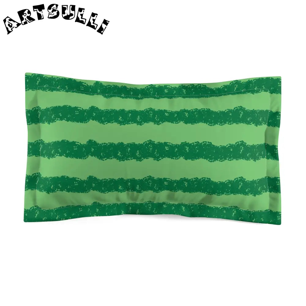 JAKKOUTTHEBXX Watermelon Green Microfiber Pillow Sham JAKKOUTTHEBXX