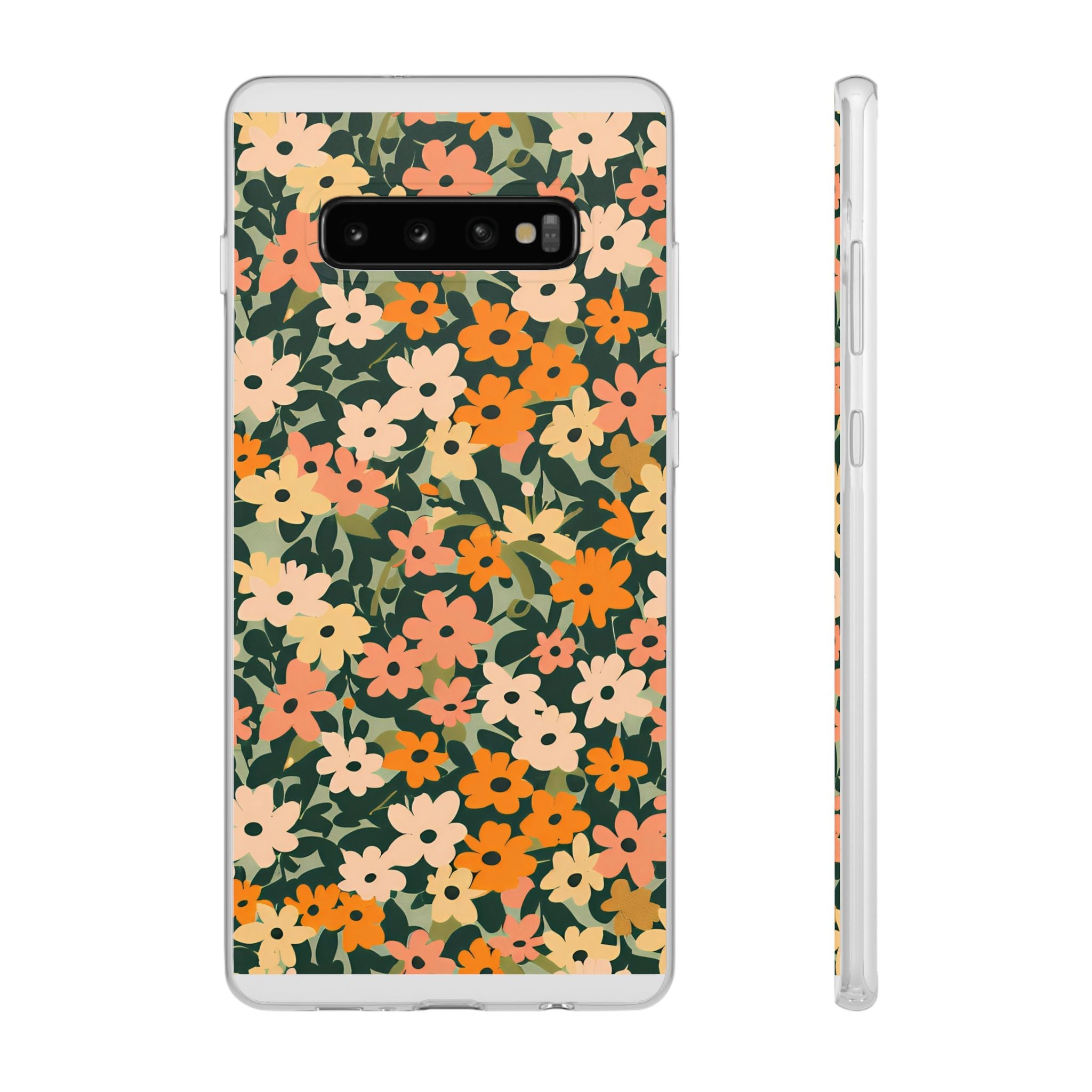 Vibrant Floral Clear Phone Case, Artsulli - Art is Long, Life is Short, Phone Case, Size, Samsung Galaxy S10 Plus with gift packaging, , , , , 81658559890252673070