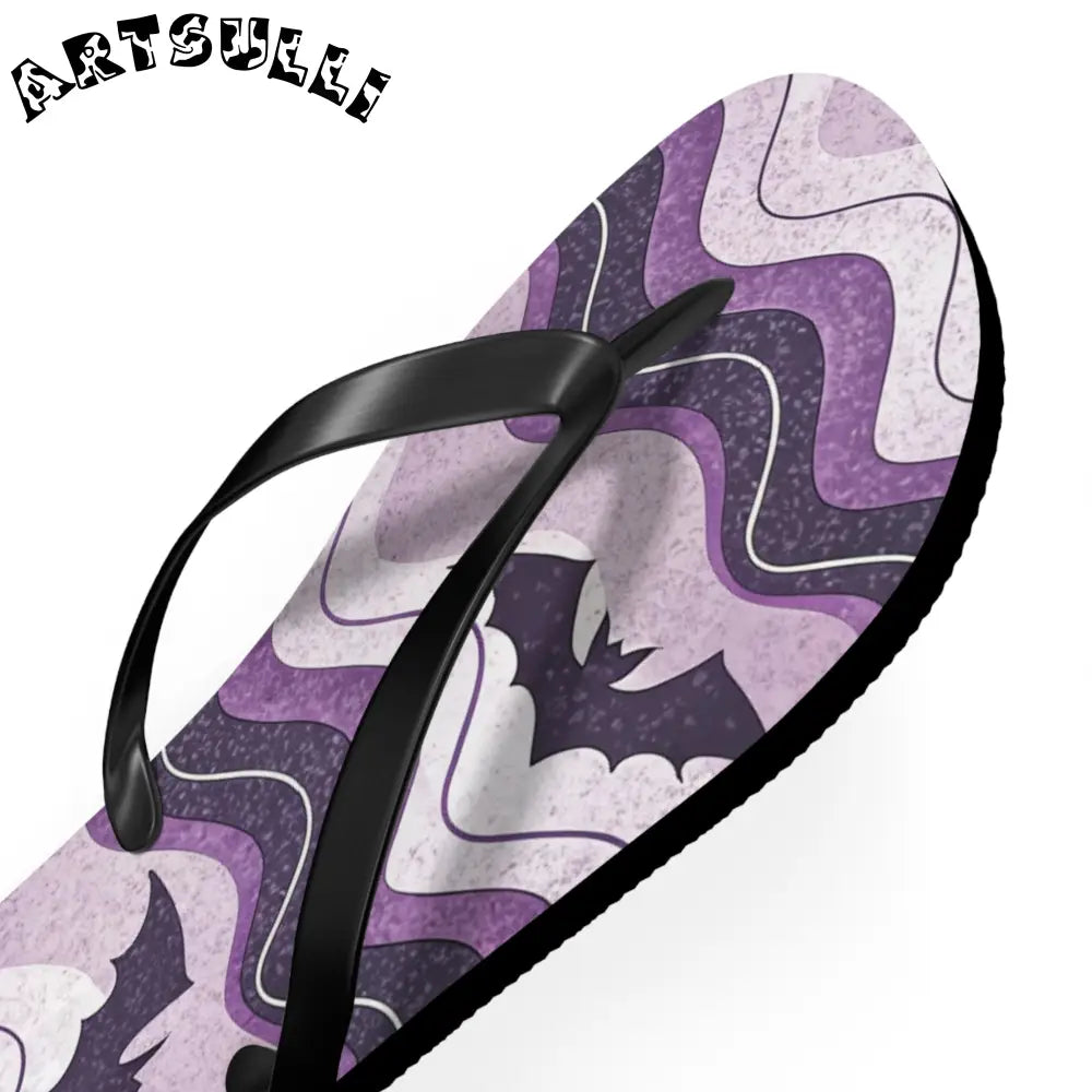 JAKKOUTTHEBXX Bat Wave Flip Flops JAKKOUTTHEBXX Artsulli - Art