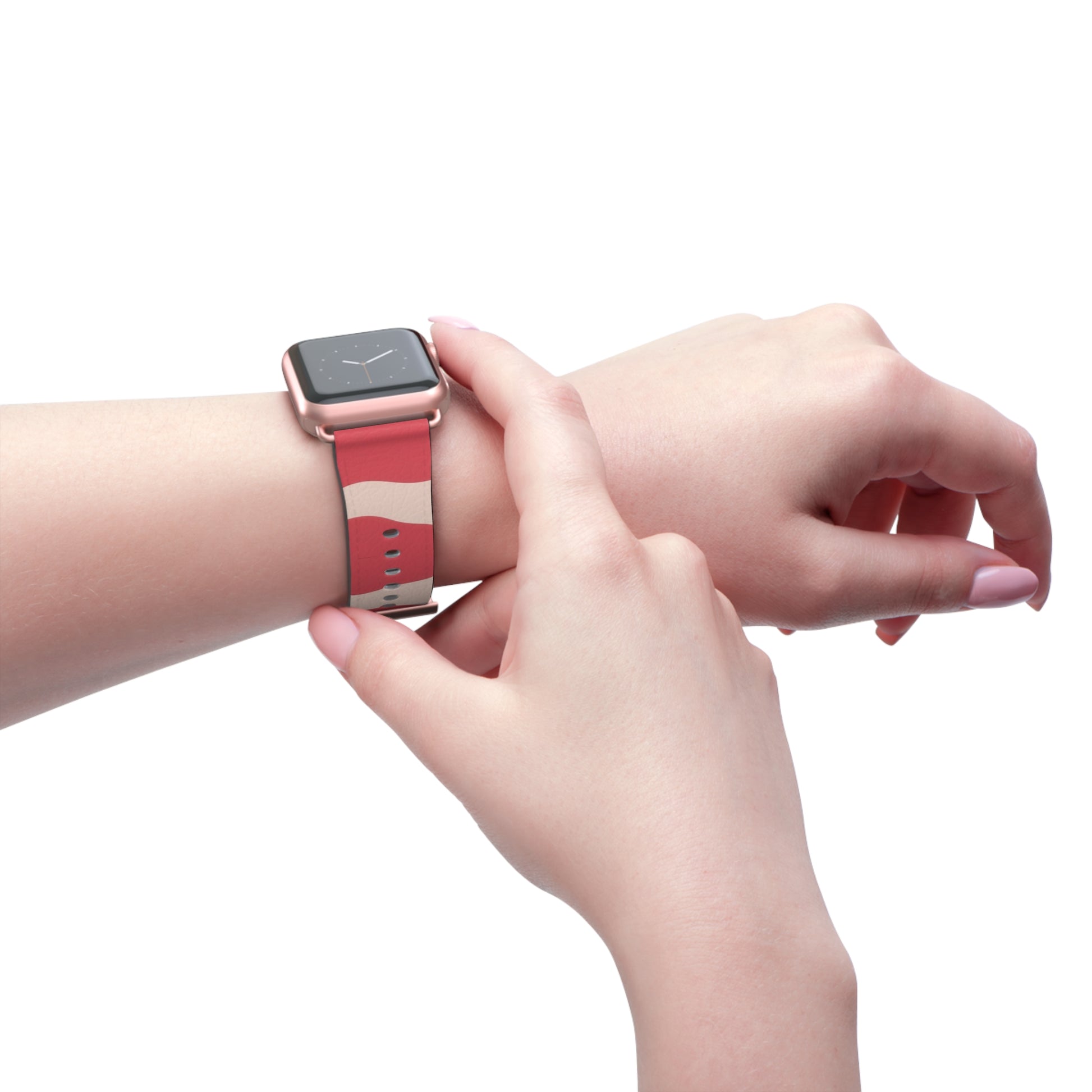 Red Jungle Cow Watch Band, Artsulli - Art is Long, Life is Short, Accessories, , , , , , , 