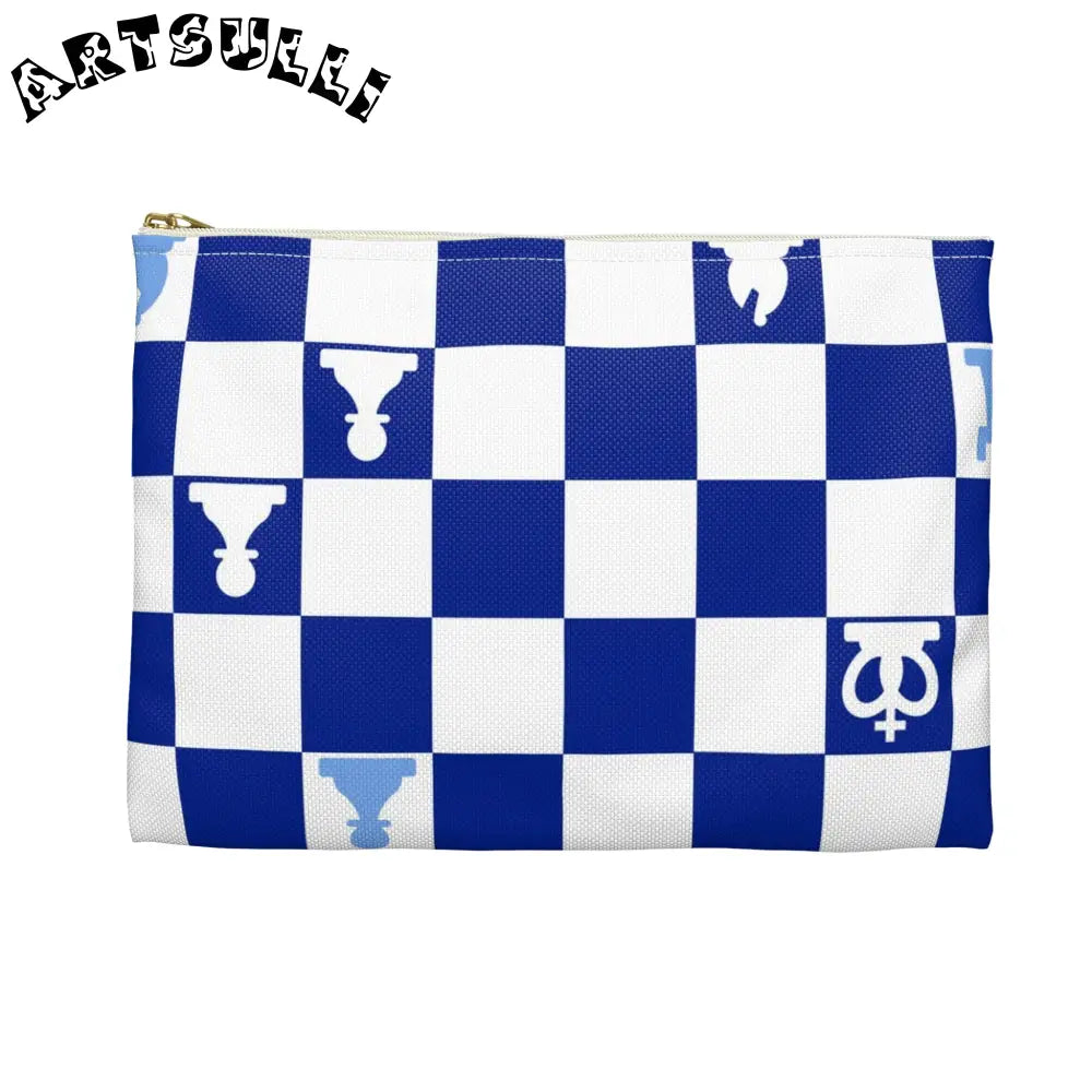 JAKKOUTTHEBXX Chessboard Zipper Pouch 2025