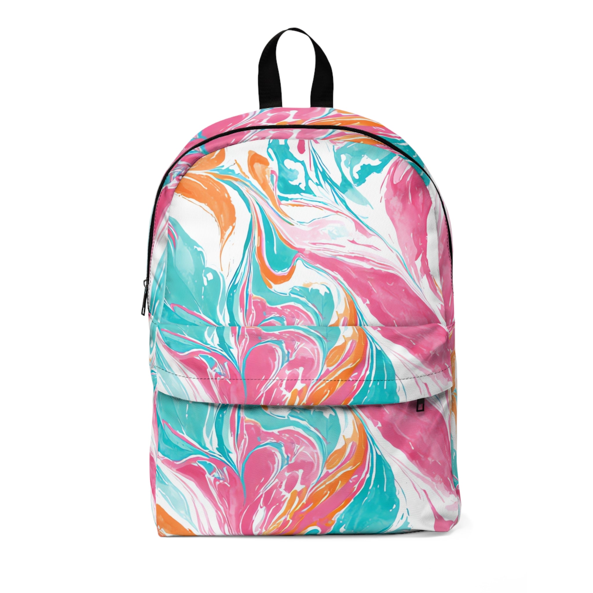 Liquid Pastel Spill Multi-Color Unisex Classic Backpack, Artsulli - Art is Long, Life is Short, Bags, Size, One size, , , , , 15465594734150062589