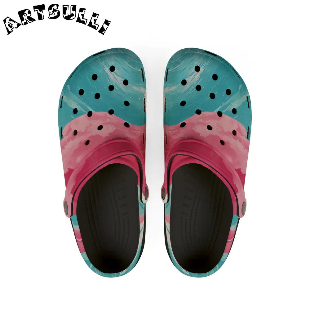 JAKKOUTTHEBXX The Great Pastelwave Pink and Blue EVA Foam Rubber
