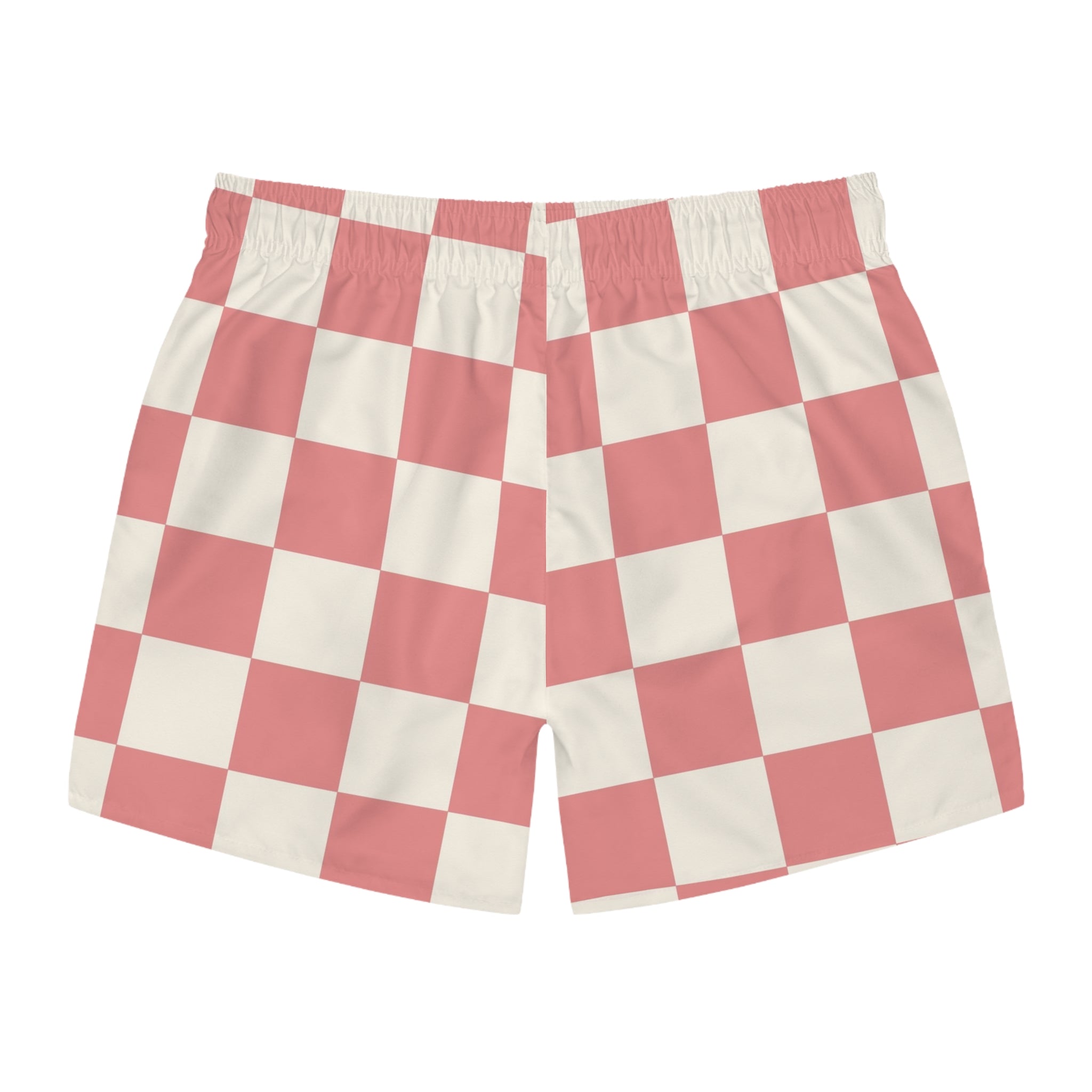 Retro Checkered Grassland Sprites Swim Trunks (AOP), Artsulli - Art is Long, Life is Short, All Over Prints, , , , , , , 