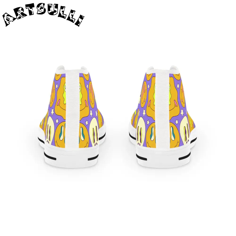 JAKKOUTTHEBXX Trippy Crystallic Smiley Dayglo Men’s High Top