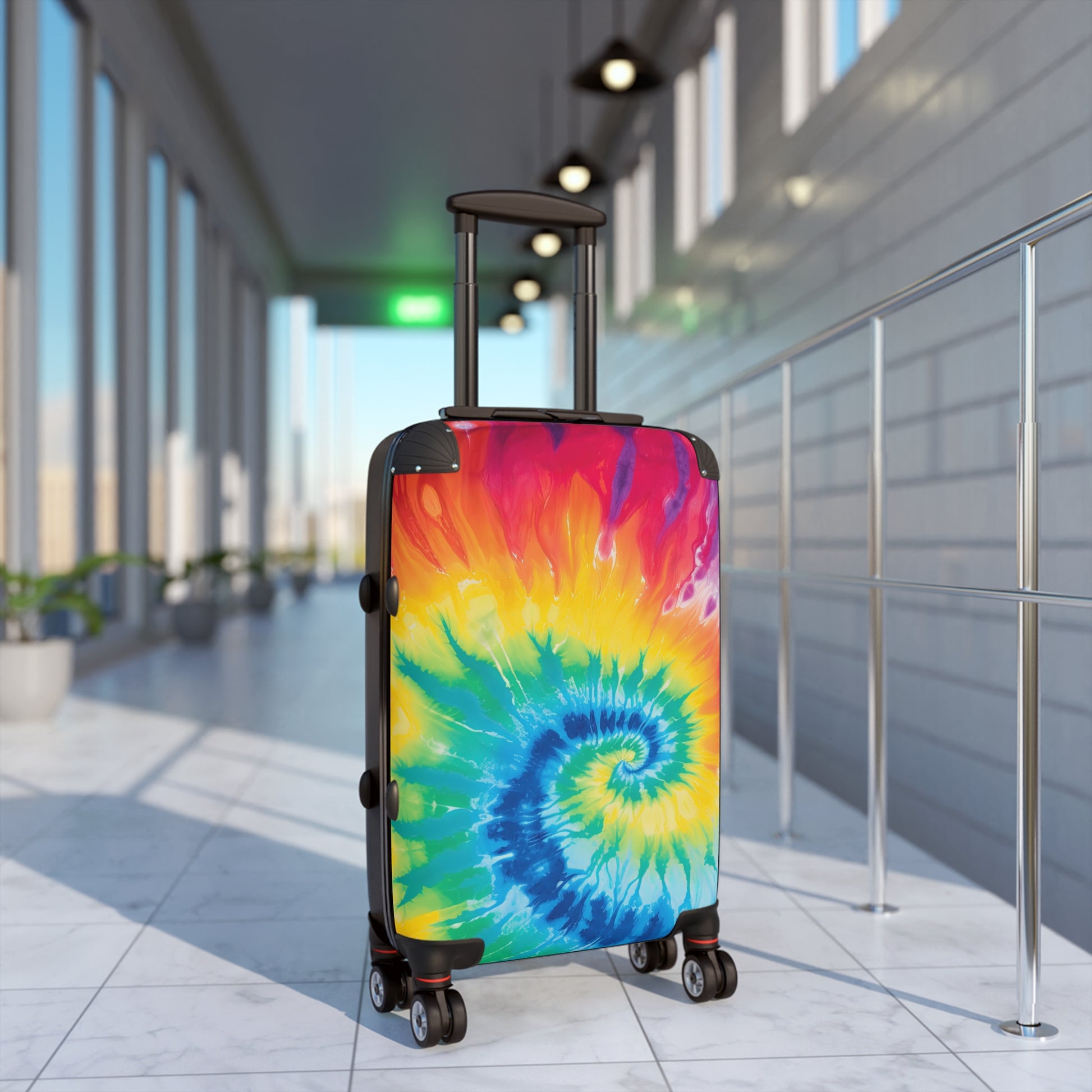 Tie Dye Suitcase, Artsulli - Art is Long, Life is Short, Bags, , , , , , , 