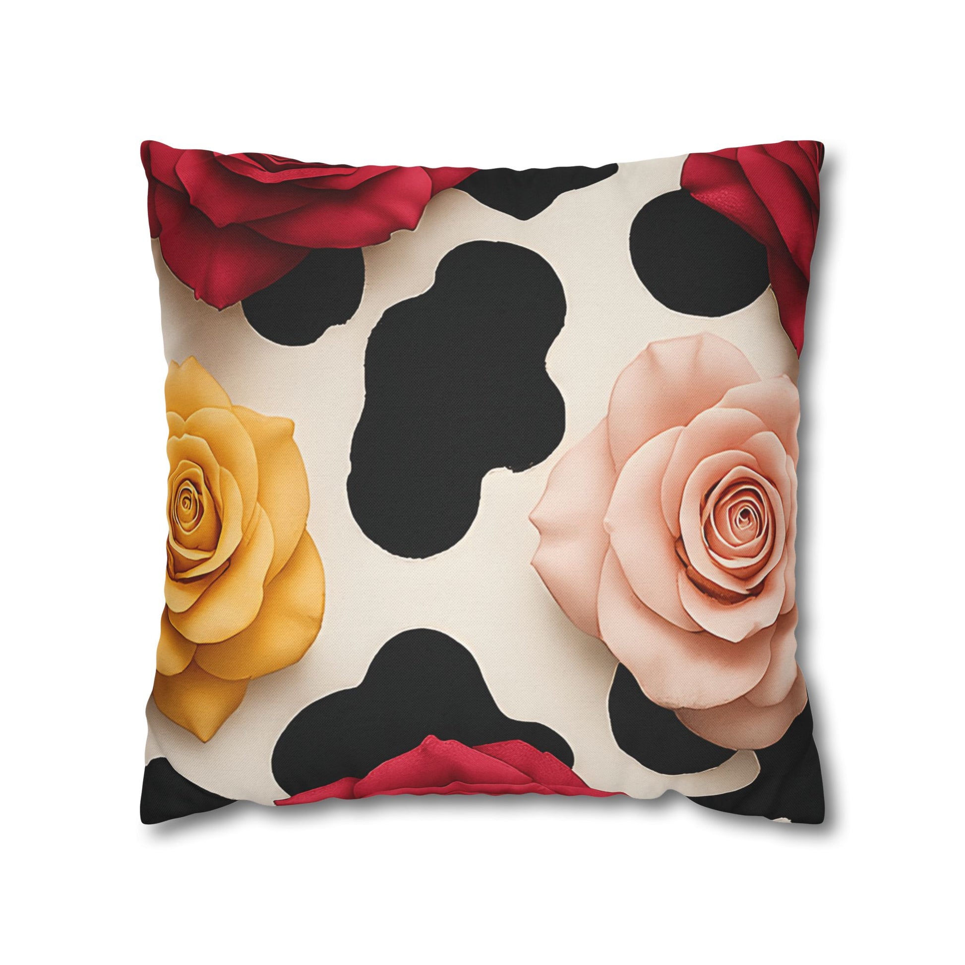 Spun Polyester Square Pillowcase, Artsulli - Art is Long, Life is Short, Home Decor, Size, 18" × 18", , , , , 22232827592940557223