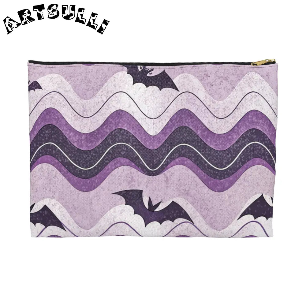 JAKKOUTTHEBXX Bat Wave Accessory Pouch JAKKOUTTHEBXX Artsulli - Art