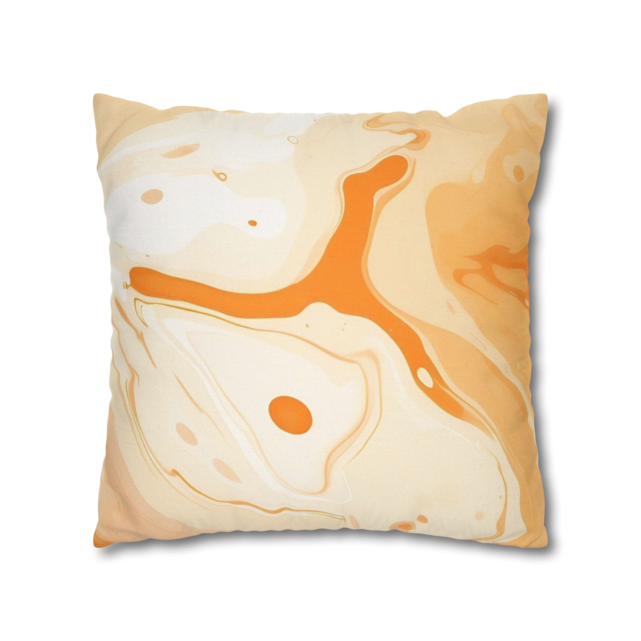 Spun Polyester Square Pillowcase