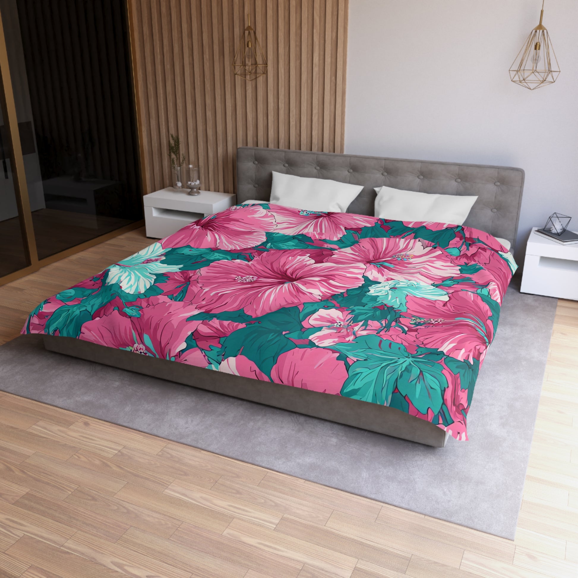 Flowerpunk Aloha II Microfiber Duvet Cover, Artsulli - Art is Long, Life is Short, Home Decor, , , , , , , 