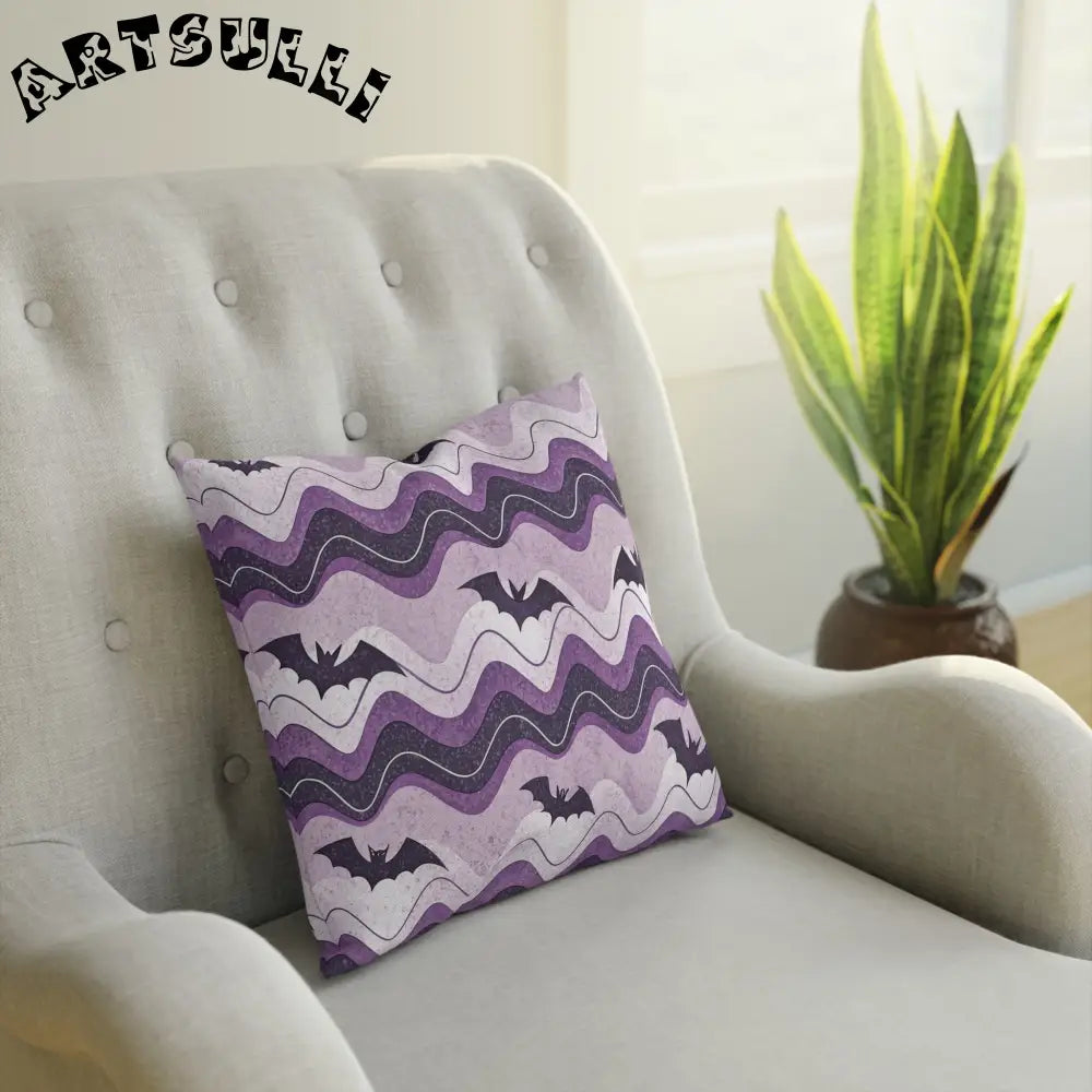 JAKKOUTTHEBXX Bat Wave Cushion JAKKOUTTHEBXX Artsulli - Art is Long,