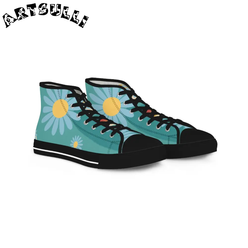JAKKOUTTHEBXX Psychedelic Floral Hills Multi-Color Men’s High Top