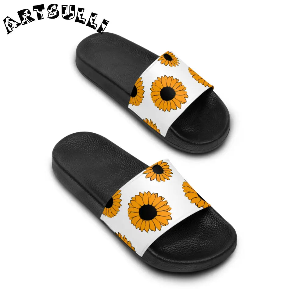JAKKOUTTHEBXX Sunflowers Men’s Slide Sandals JAKKOUTTHEBXX Artsulli