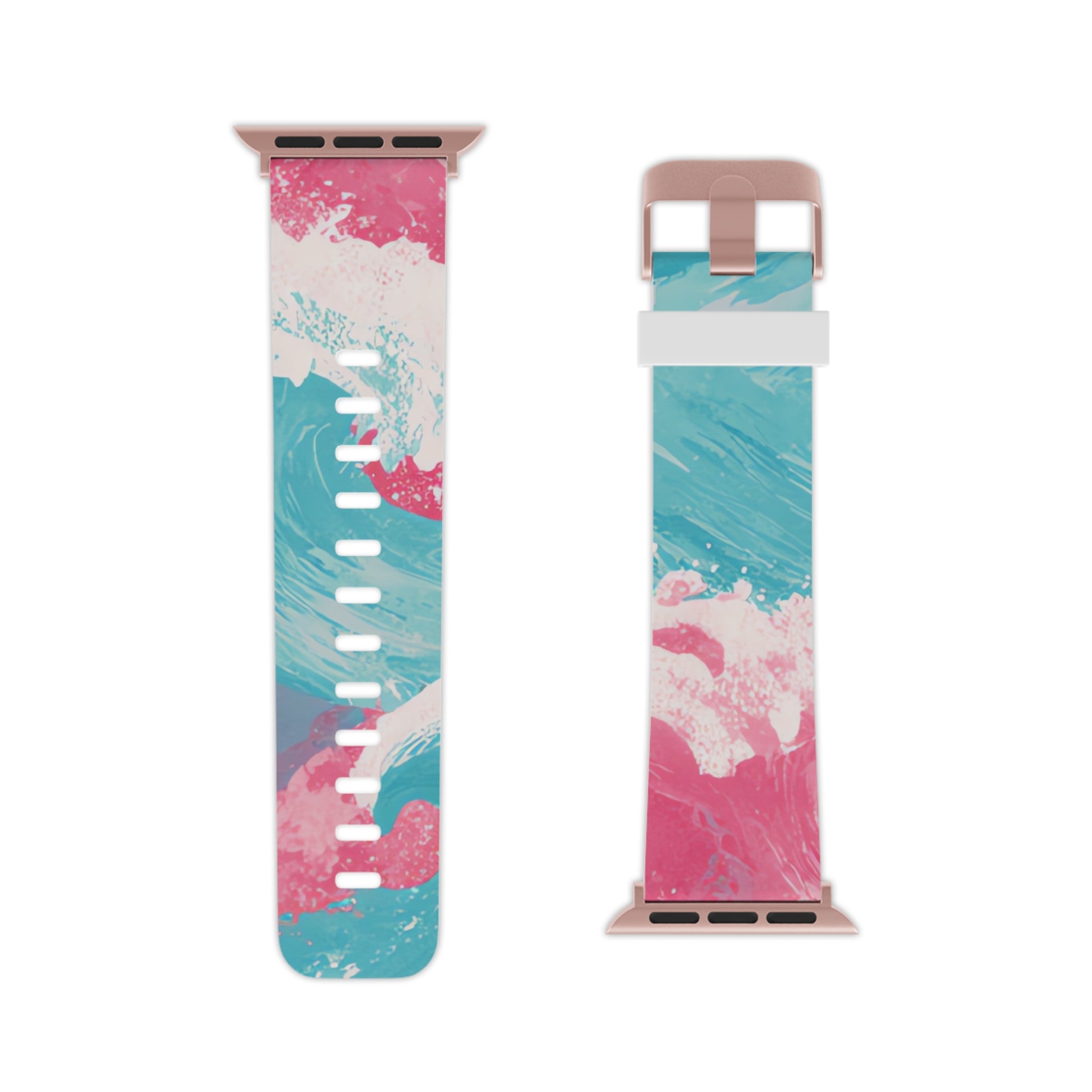 The Great Pastelwave Pink and Blue Watch Band for Apple Watch, Artsulli - Art is Long, Life is Short, Accessories, , , , , , , 