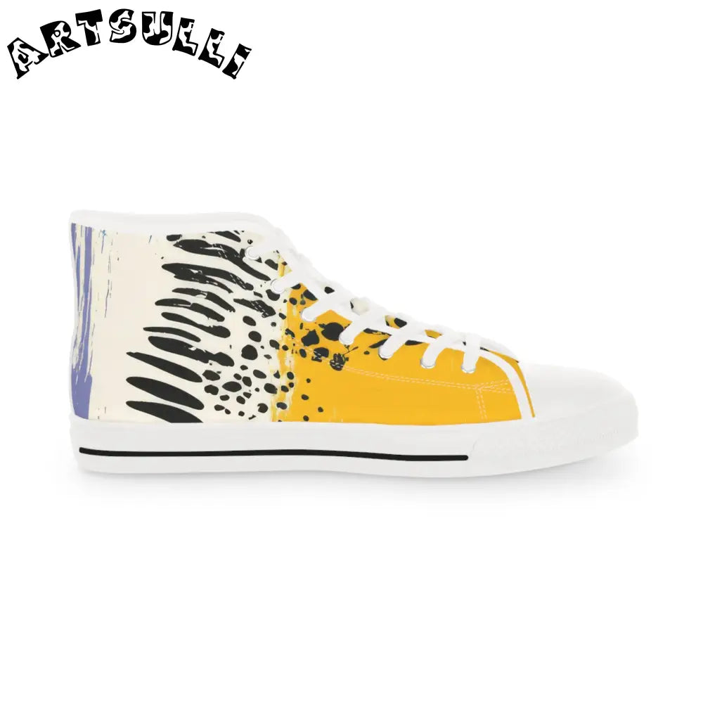 JAKKOUTTHEBXX Rae Zebra Rhapsody Men’s High Top Sneakers