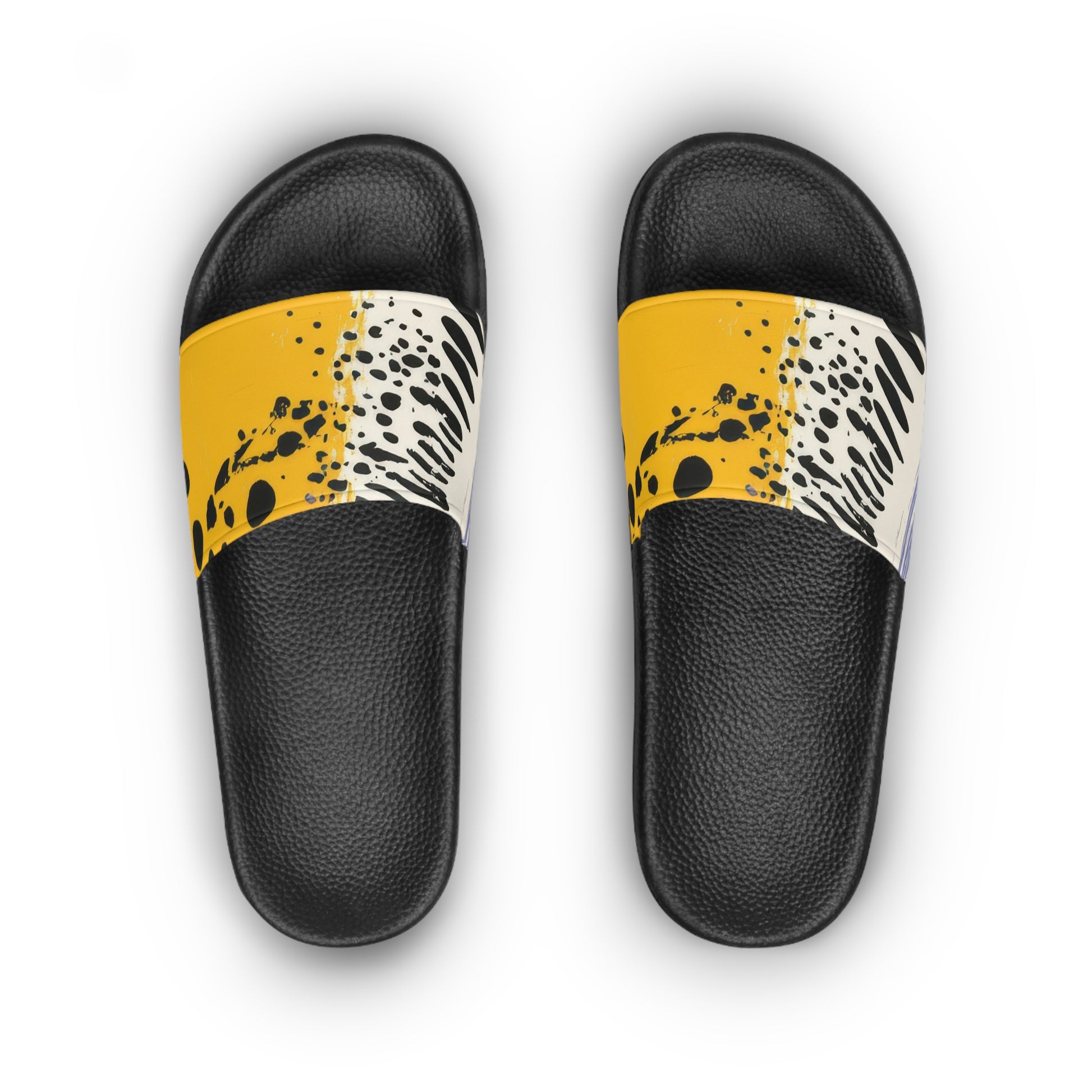 Rae Zebra Rhapsody Women's Slide Sandals, Artsulli - Art is Long, Life is Short, Shoes, , , , , , , 