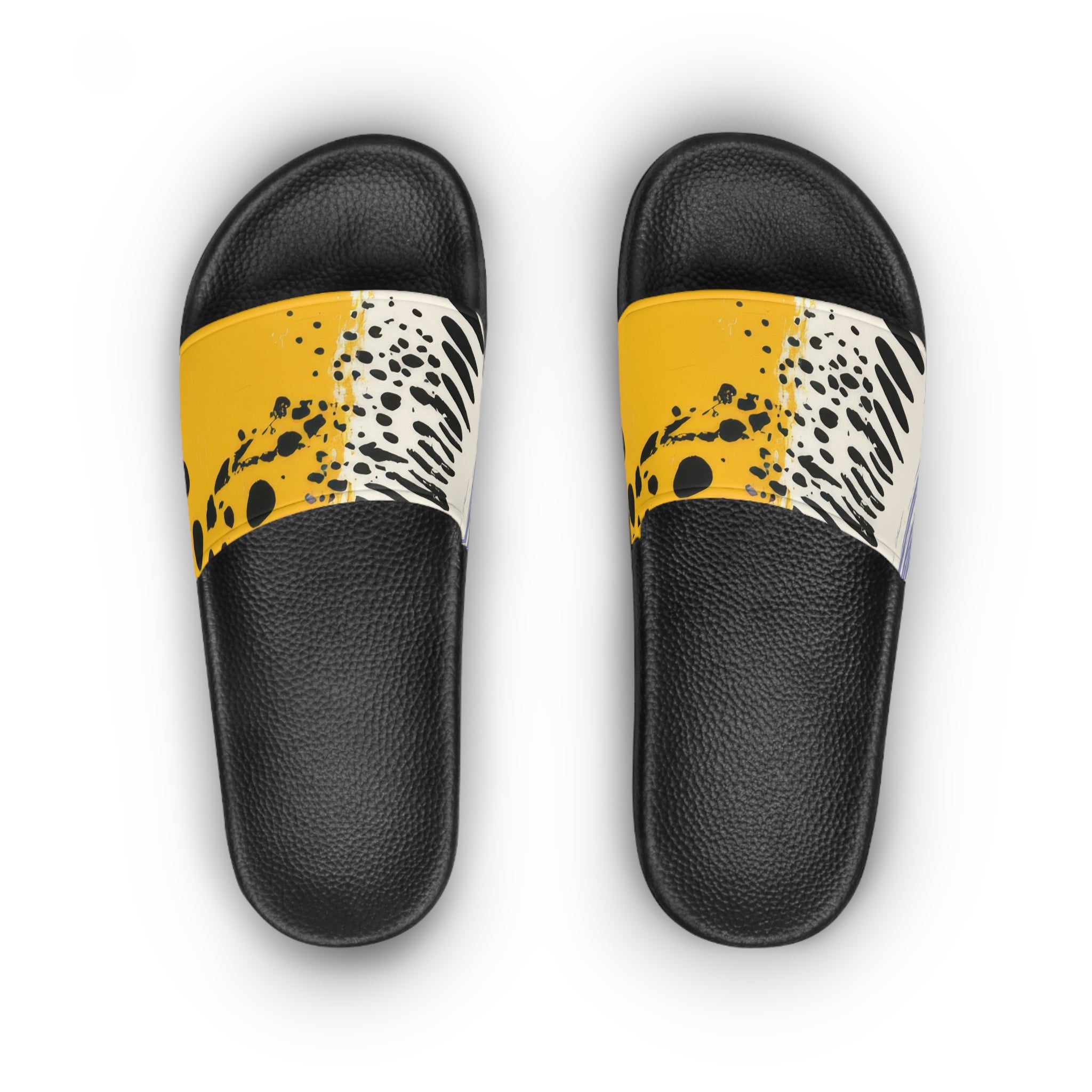 Rae Zebra Rhapsody Women's Slide Sandals, Artsulli - Art is Long, Life is Short, Shoes, , , , , , , 