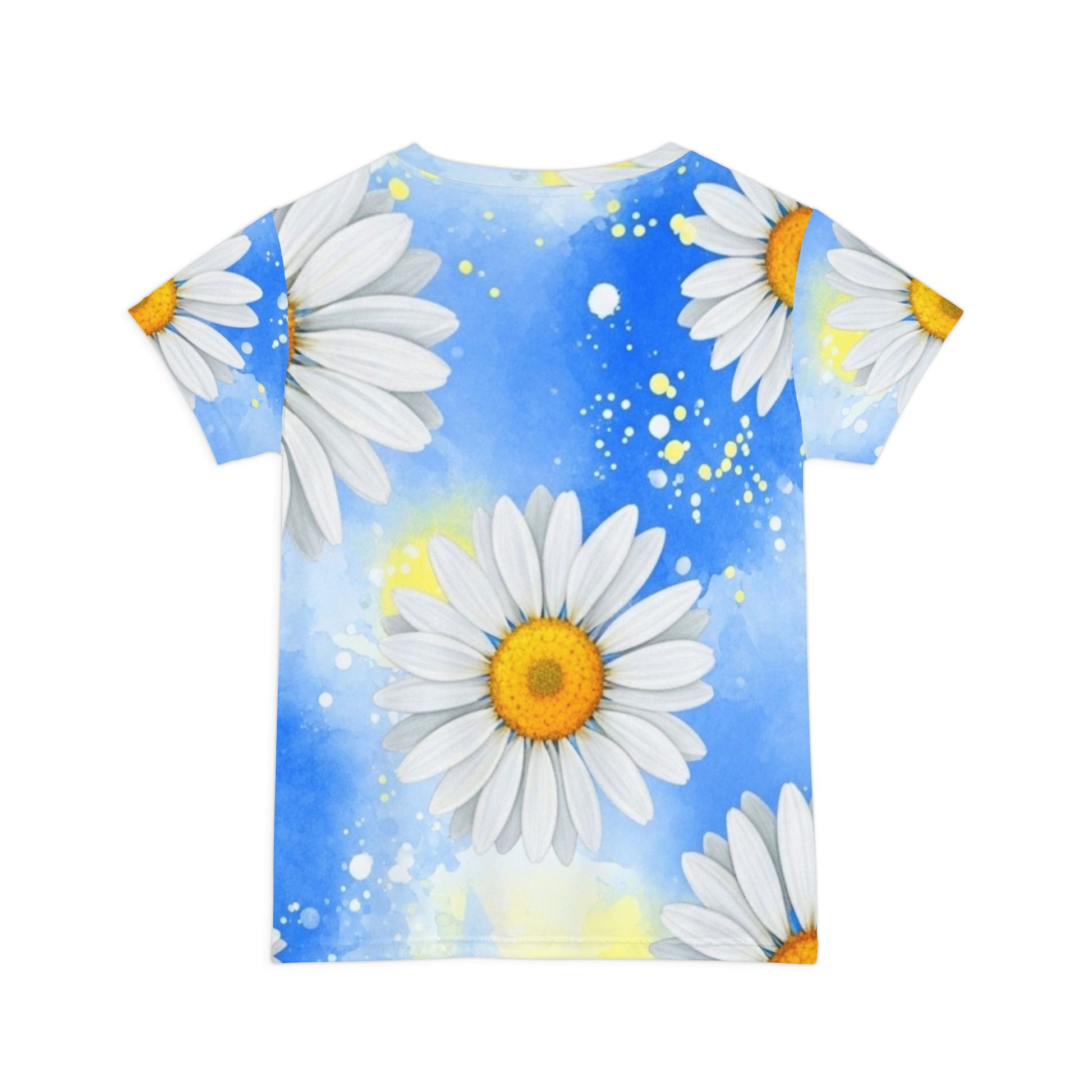 Daisies Women's Short Sleeve Shirt (AOP), Artsulli - Art is Long, Life is Short, All Over Prints, , , , , , , 