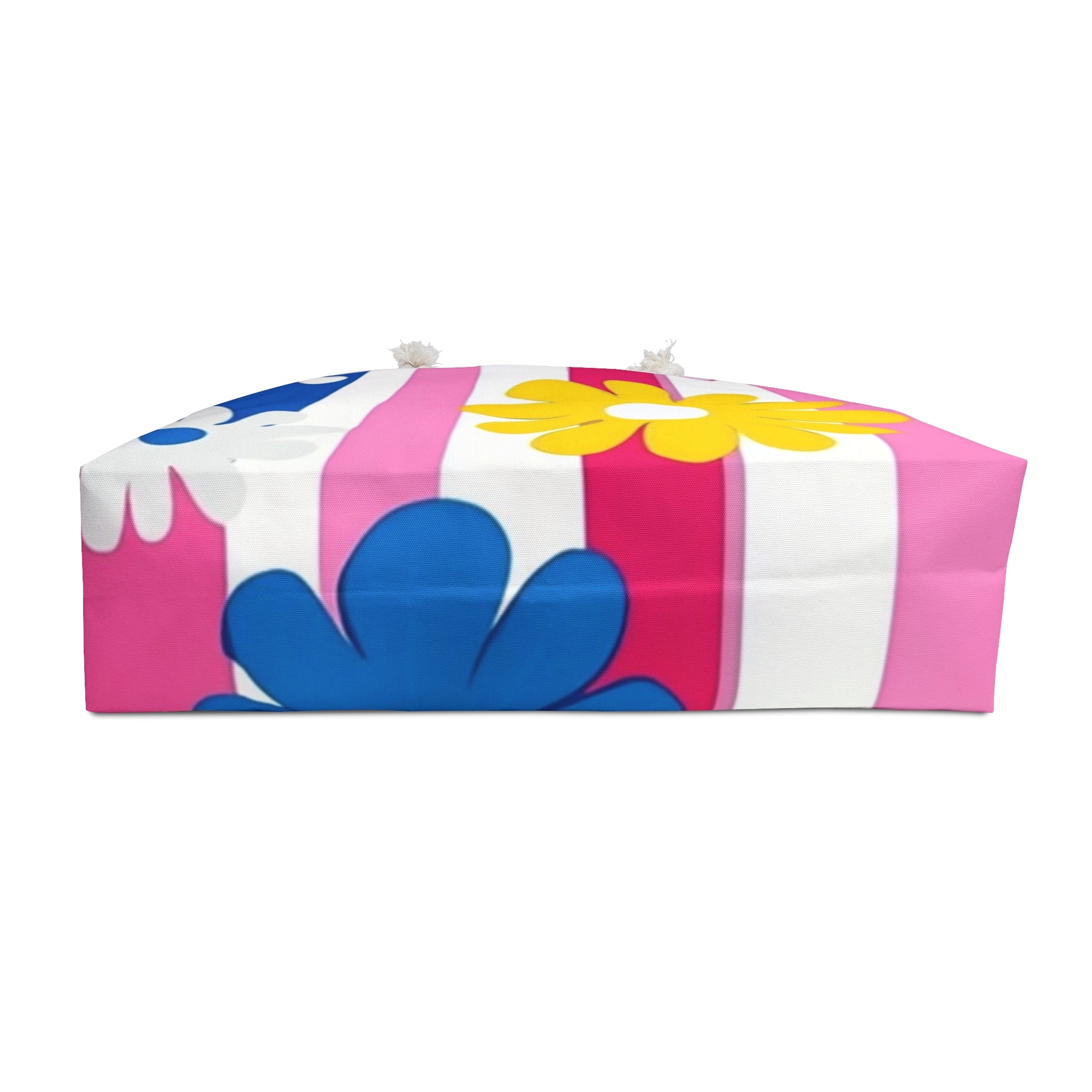 Flowers x Stripes Multi-Color Weekender Bag, Artsulli - Art is Long, Life is Short, Bags, , , , , , , 