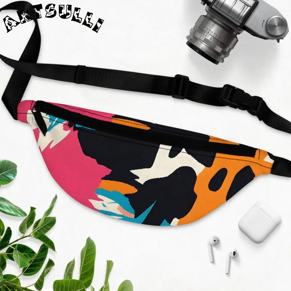 JAKKOUTTHEBXX Wild Brush Strokes x Animal Print Multi-Color Fanny