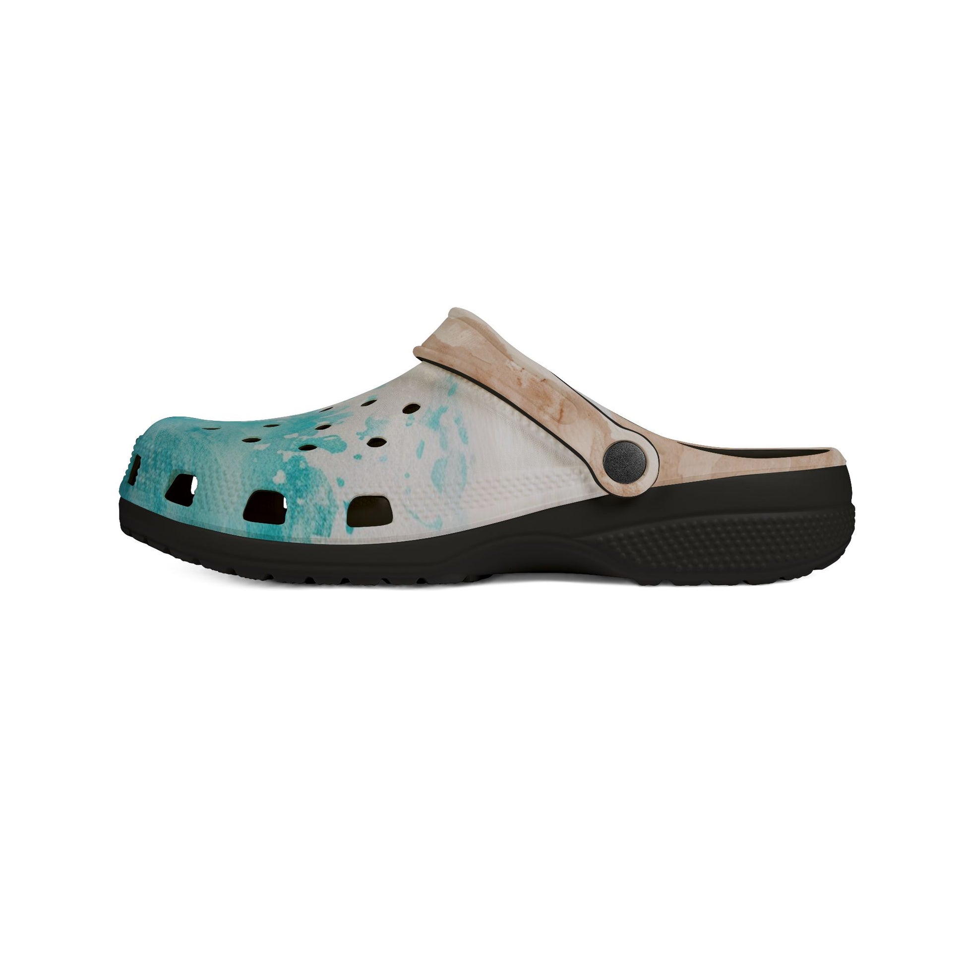 Seashore II EVA Foam Rubber Shoes (AOP), Artsulli - Art is Long, Life is Short, Shoes, , , , , , , 