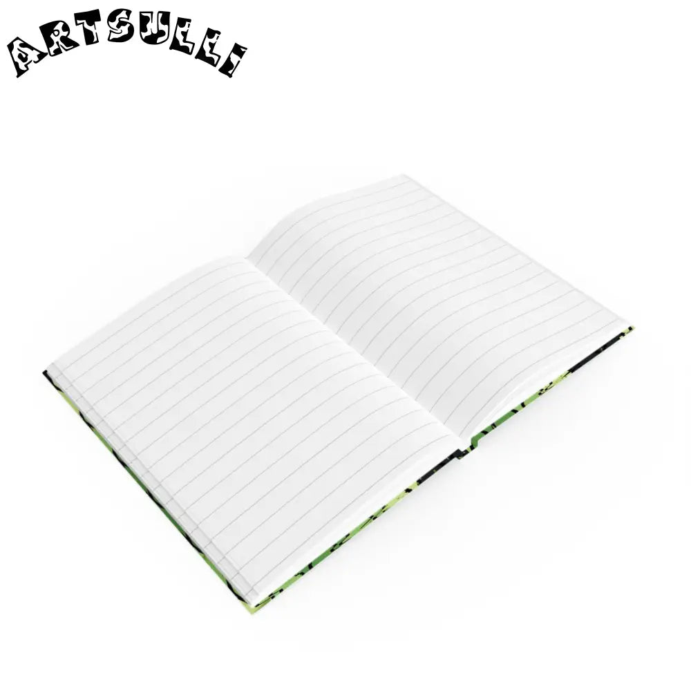 JAKKOUTTHEBXX Snake Skin Green and Black Hard Backed Journal
