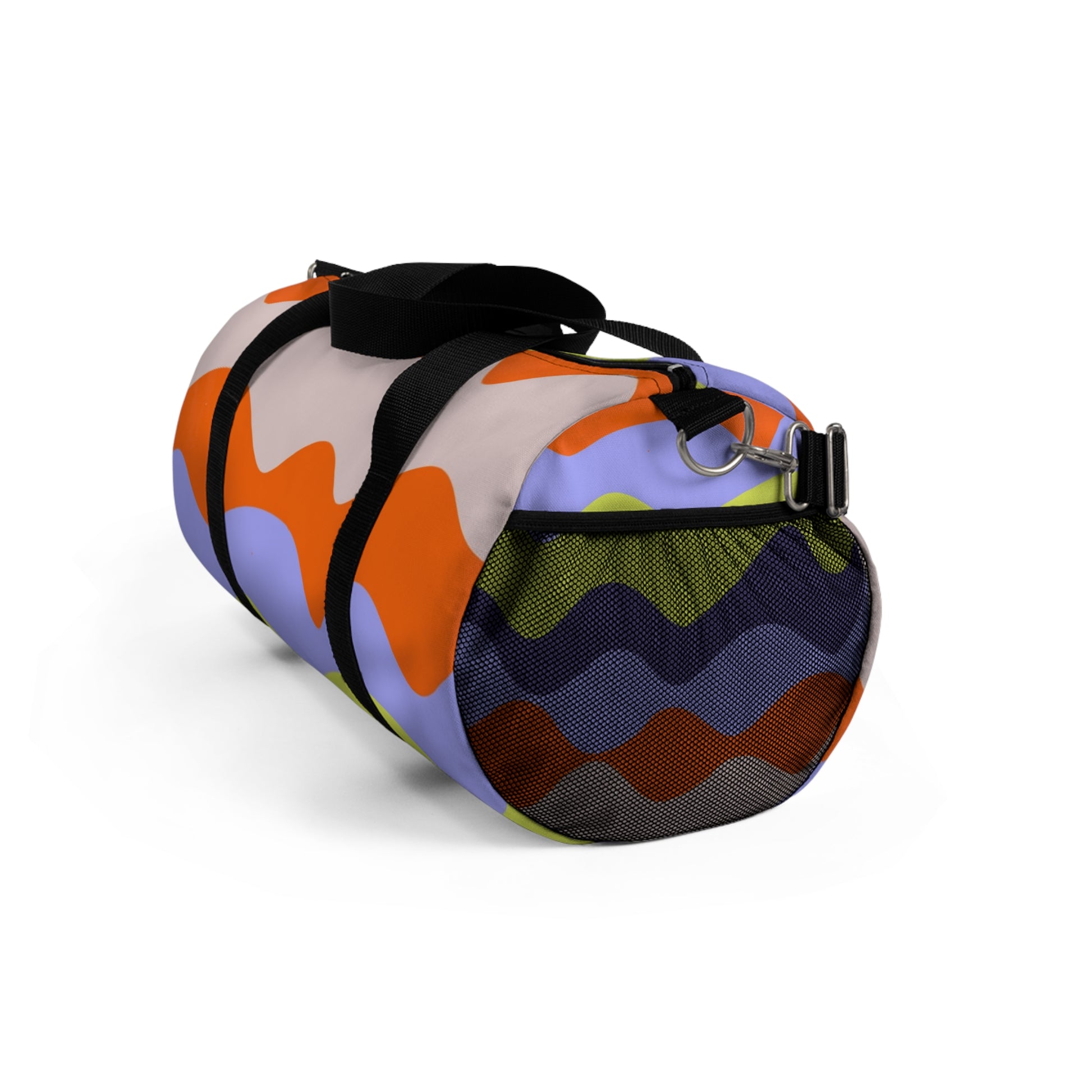 Waves Red and Blue Duffel Bag, Artsulli - Art is Long, Life is Short, Bags, , , , , , , 