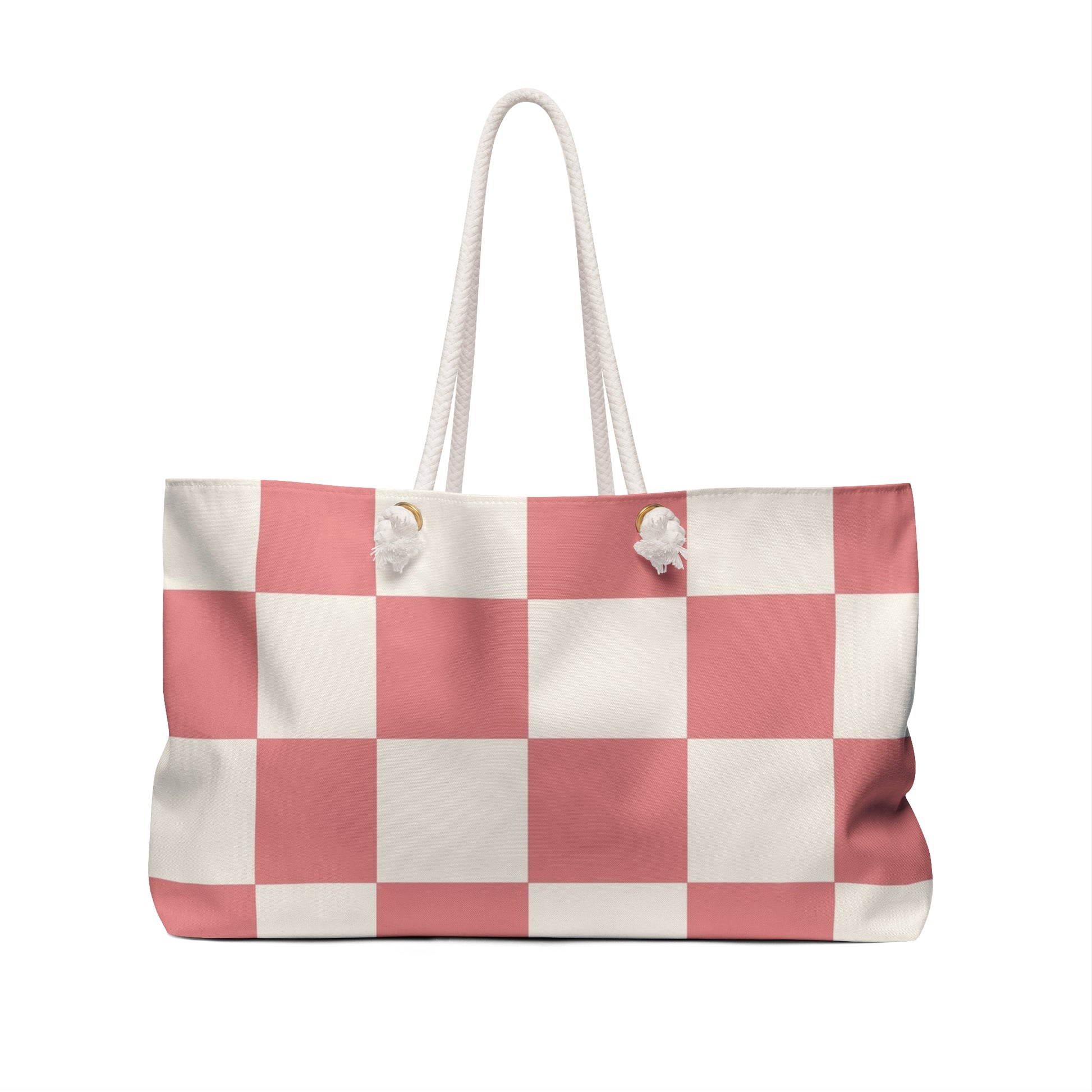 Retro Checkered Grassland Sprites Weekender Bag, Artsulli - Art is Long, Life is Short, Bags, , , , , , , 