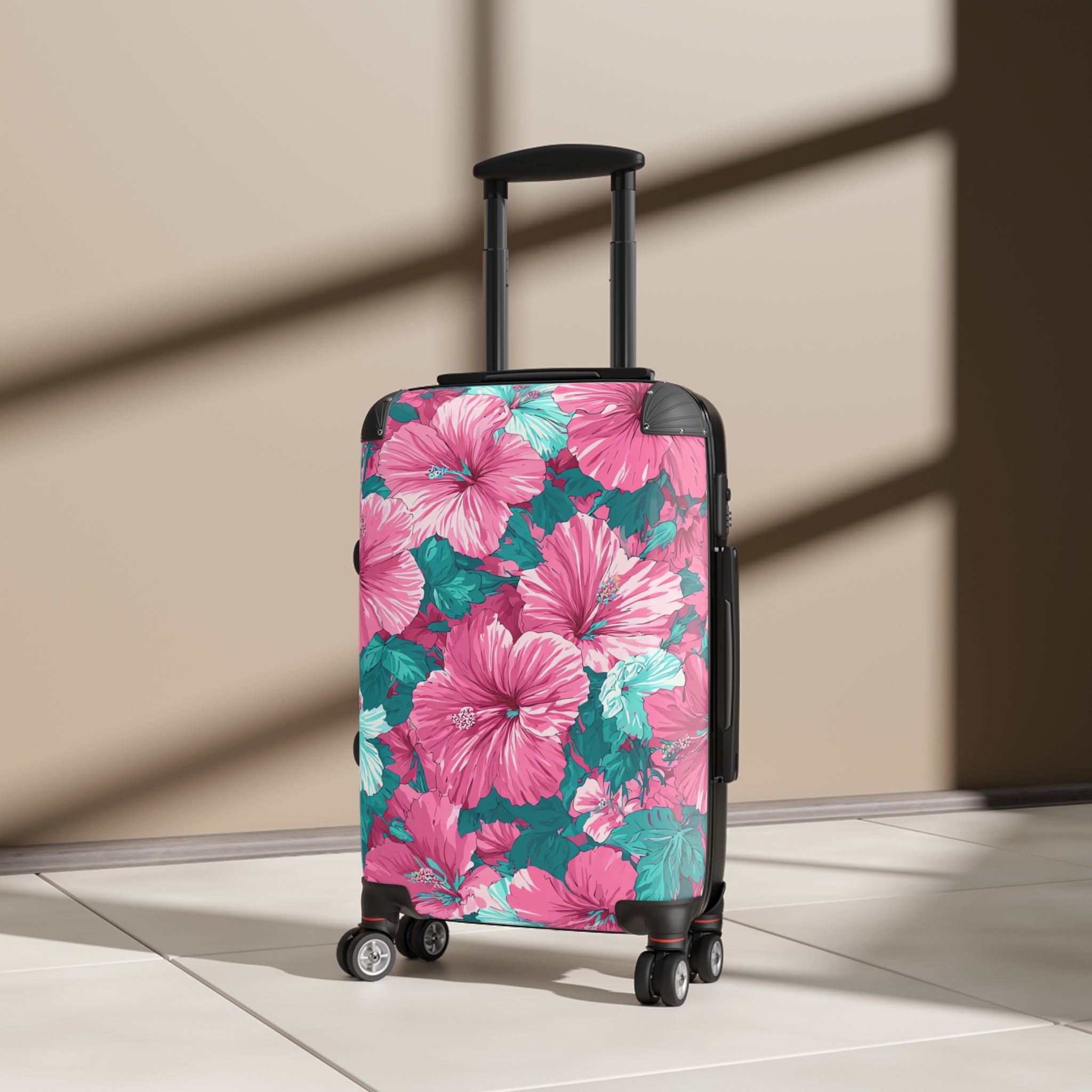 Flowerpunk Aloha Suitcase, Artsulli - Art is Long, Life is Short, Bags, , , , , , , 