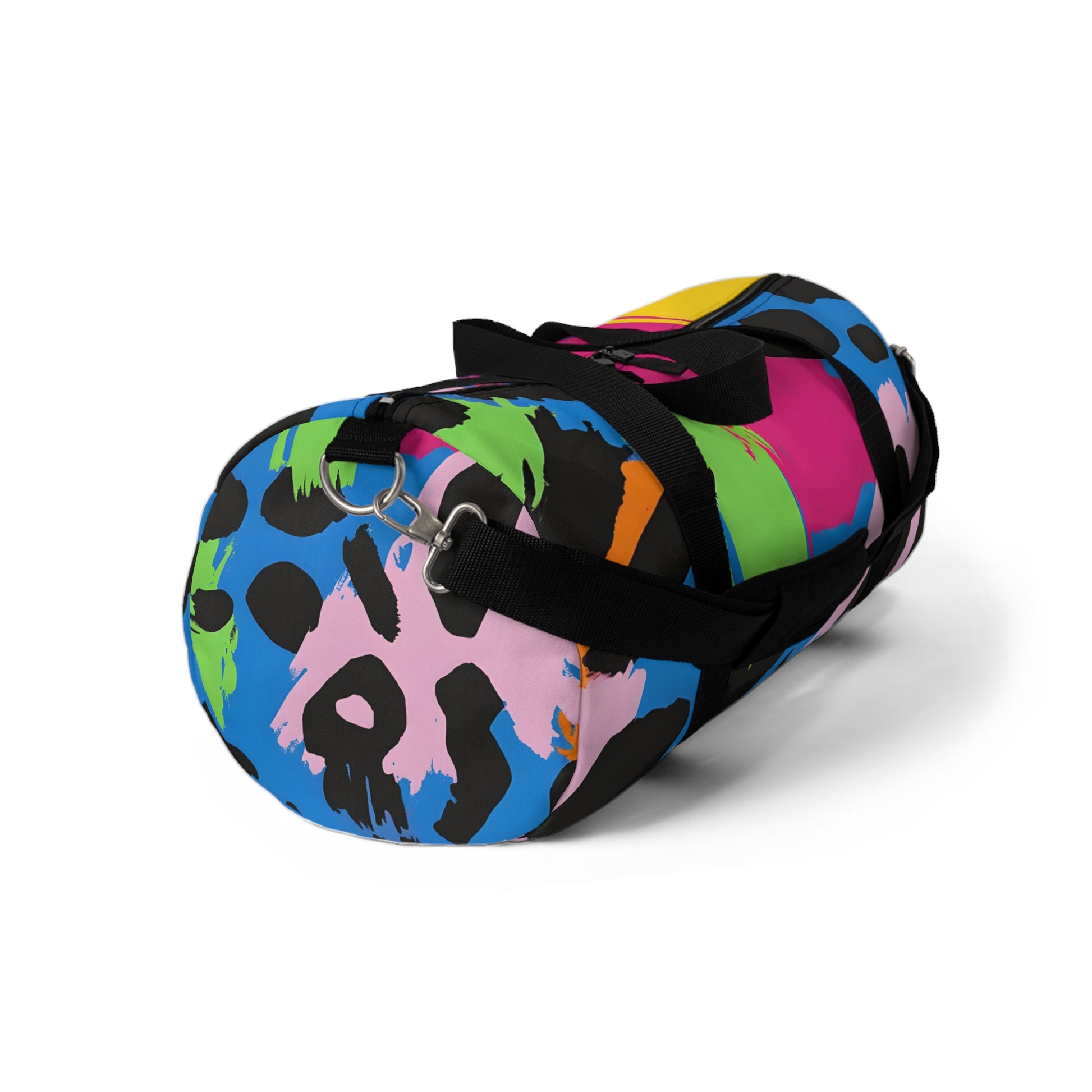 90s Neon Duffel Bag, Artsulli - Art is Long, Life is Short, Bags, , , , , , , 
