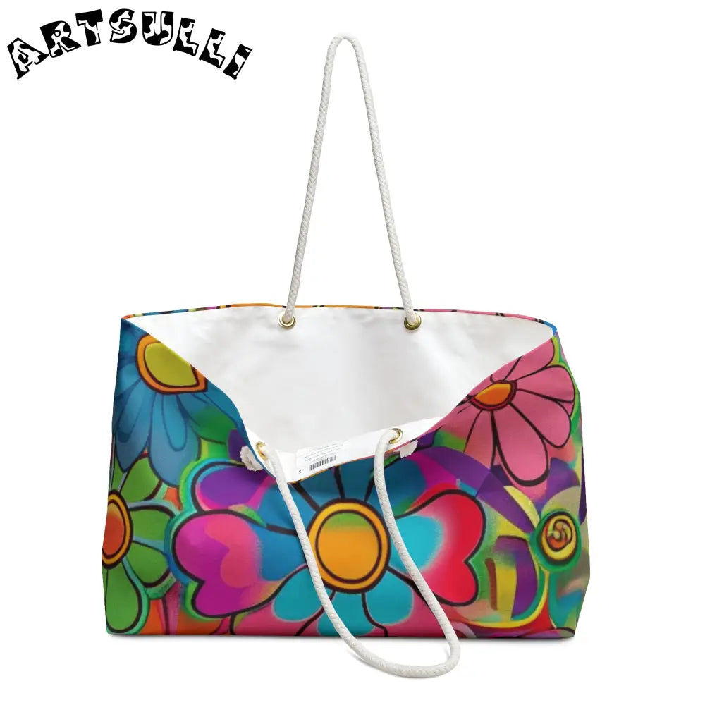 JAKKOUTTHEBXX Chromatic Daisy Dream Weekender Bag JAKKOUTTHEBXX