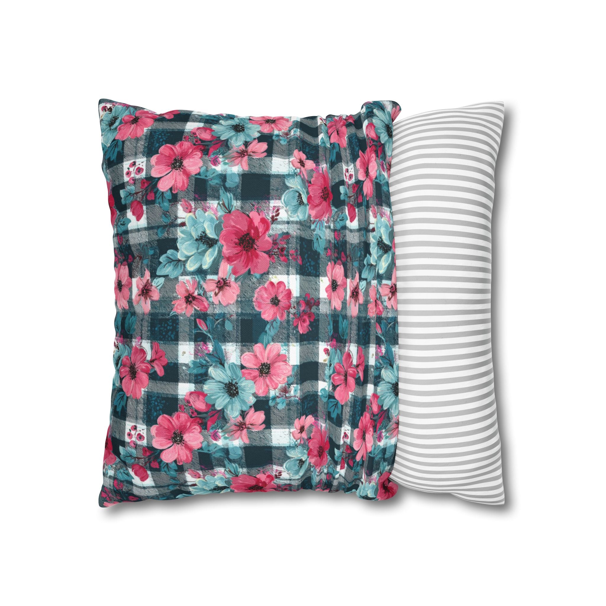 Spun Polyester Square Pillowcase