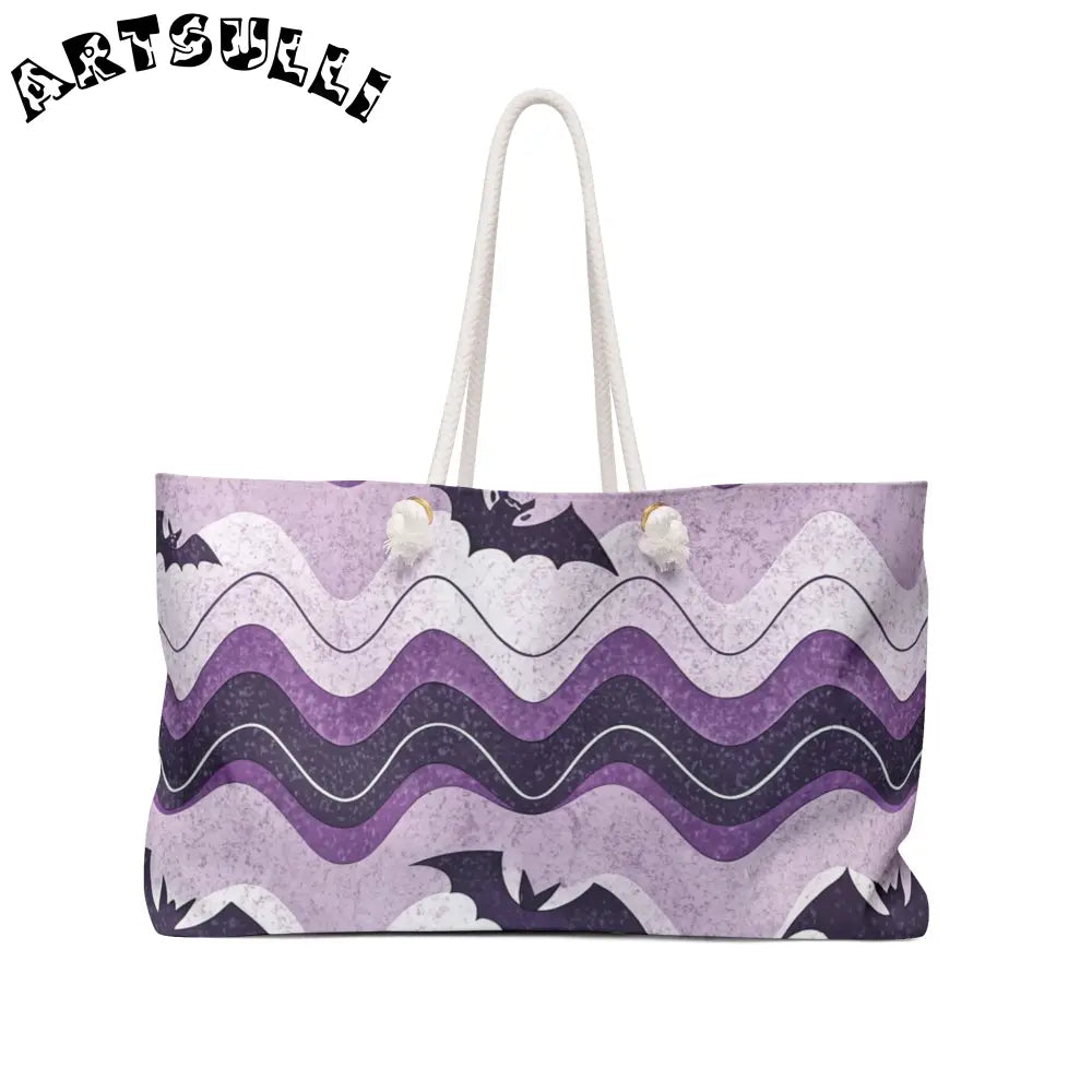 JAKKOUTTHEBXX Bat Wave Weekender Bag JAKKOUTTHEBXX Artsulli - Art
