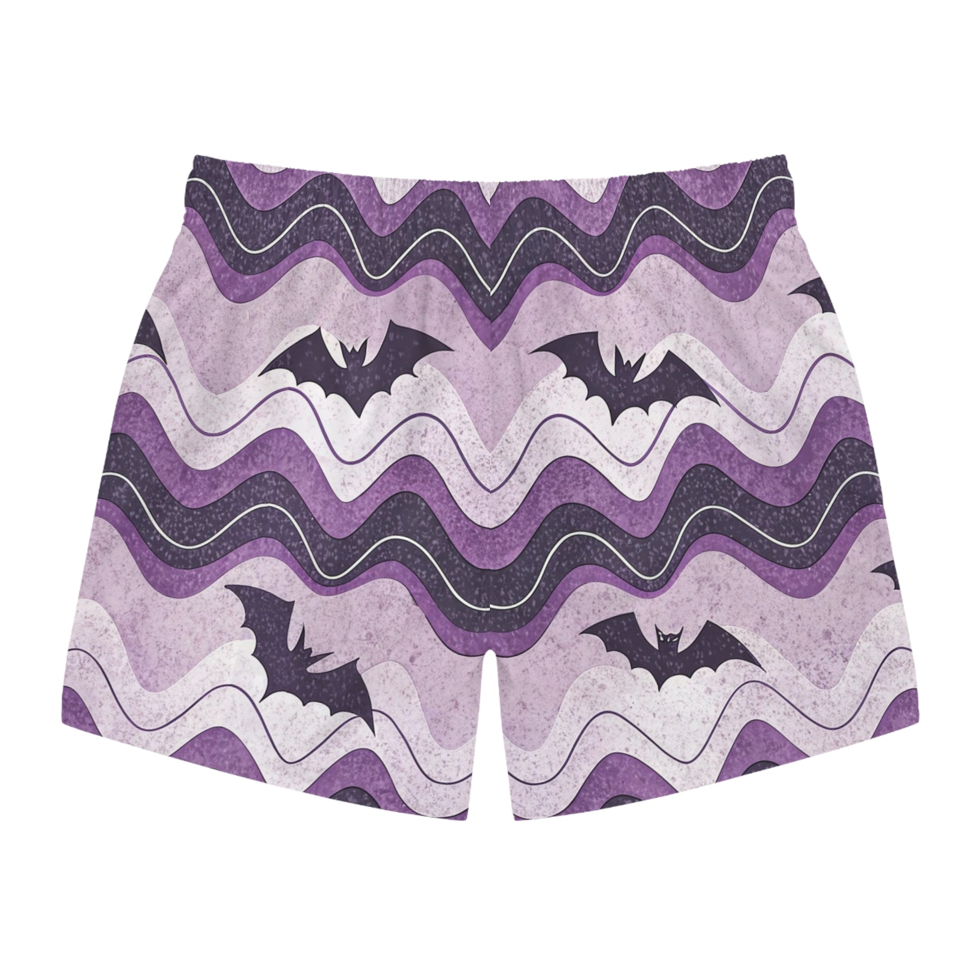 Bat Wave Swim Trunks (AOP), Artsulli - Art is Long, Life is Short, All Over Prints, , , , , , , 