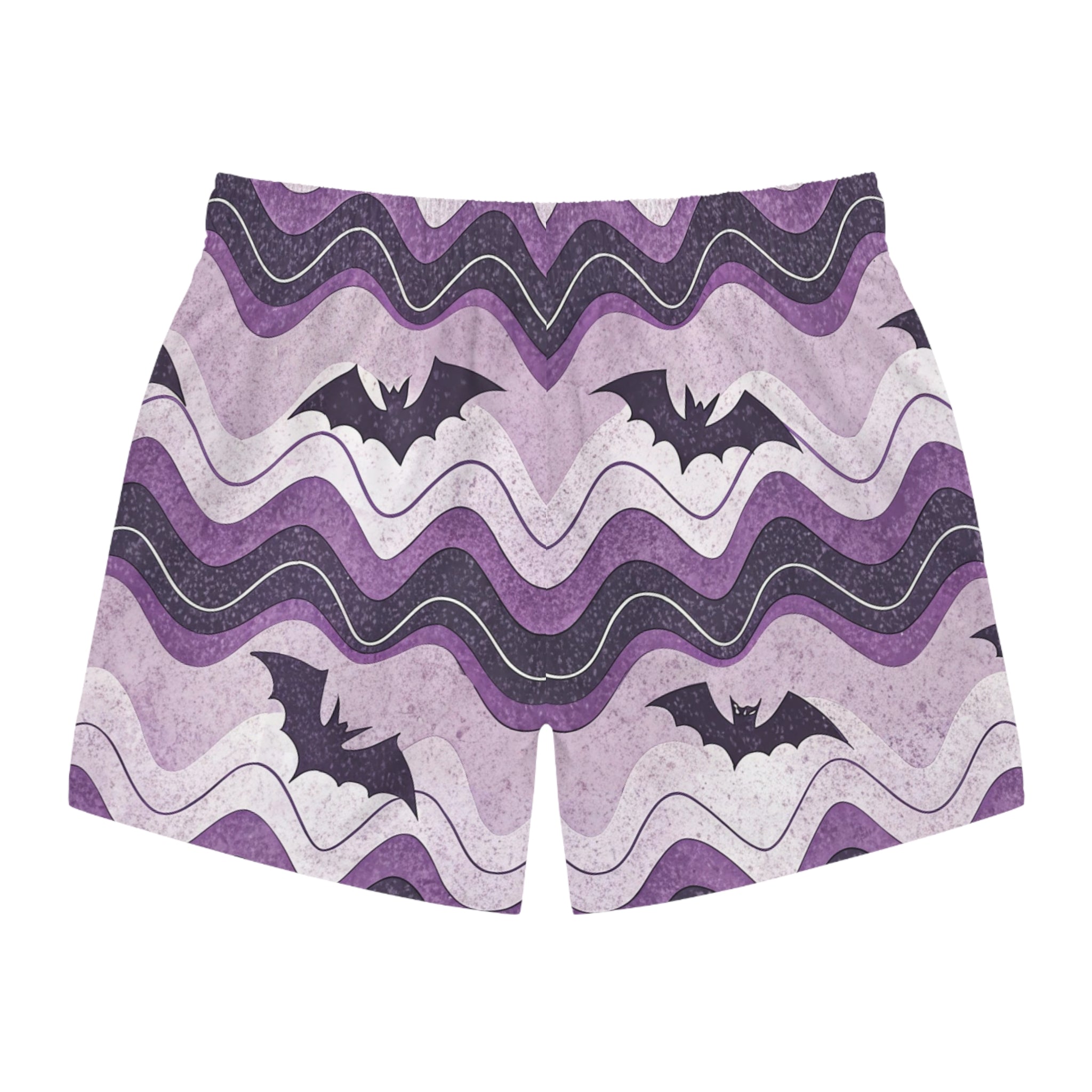 Bat Wave Swim Trunks (AOP), Artsulli - Art is Long, Life is Short, All Over Prints, , , , , , , 