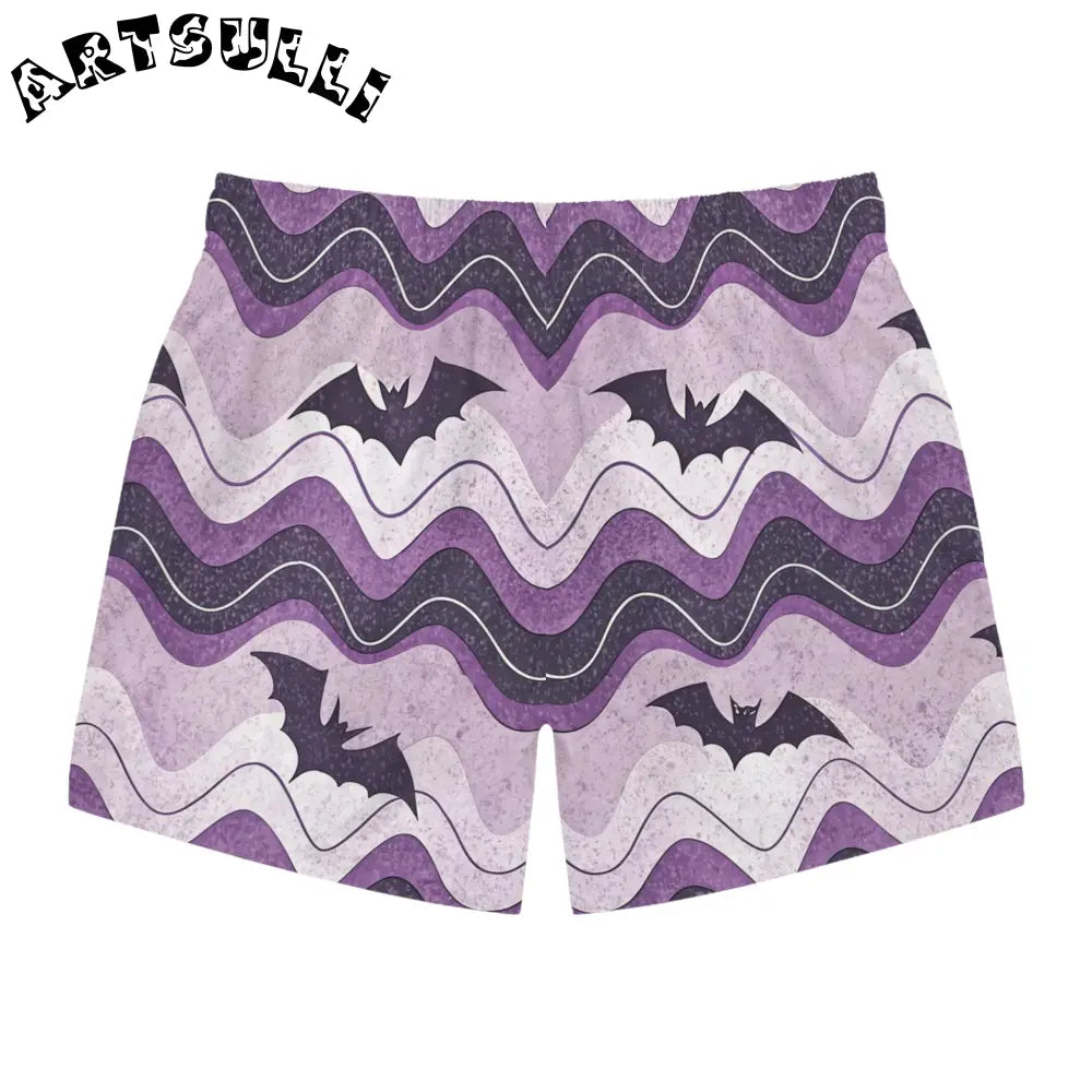 JAKKOUTTHEBXX Bat Wave Swim Trunks (AOP) JAKKOUTTHEBXX Artsulli