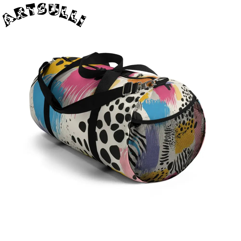 JAKKOUTTHEBXX Rae Zebra Rhapsody II Duffel Bag JAKKOUTTHEBXX