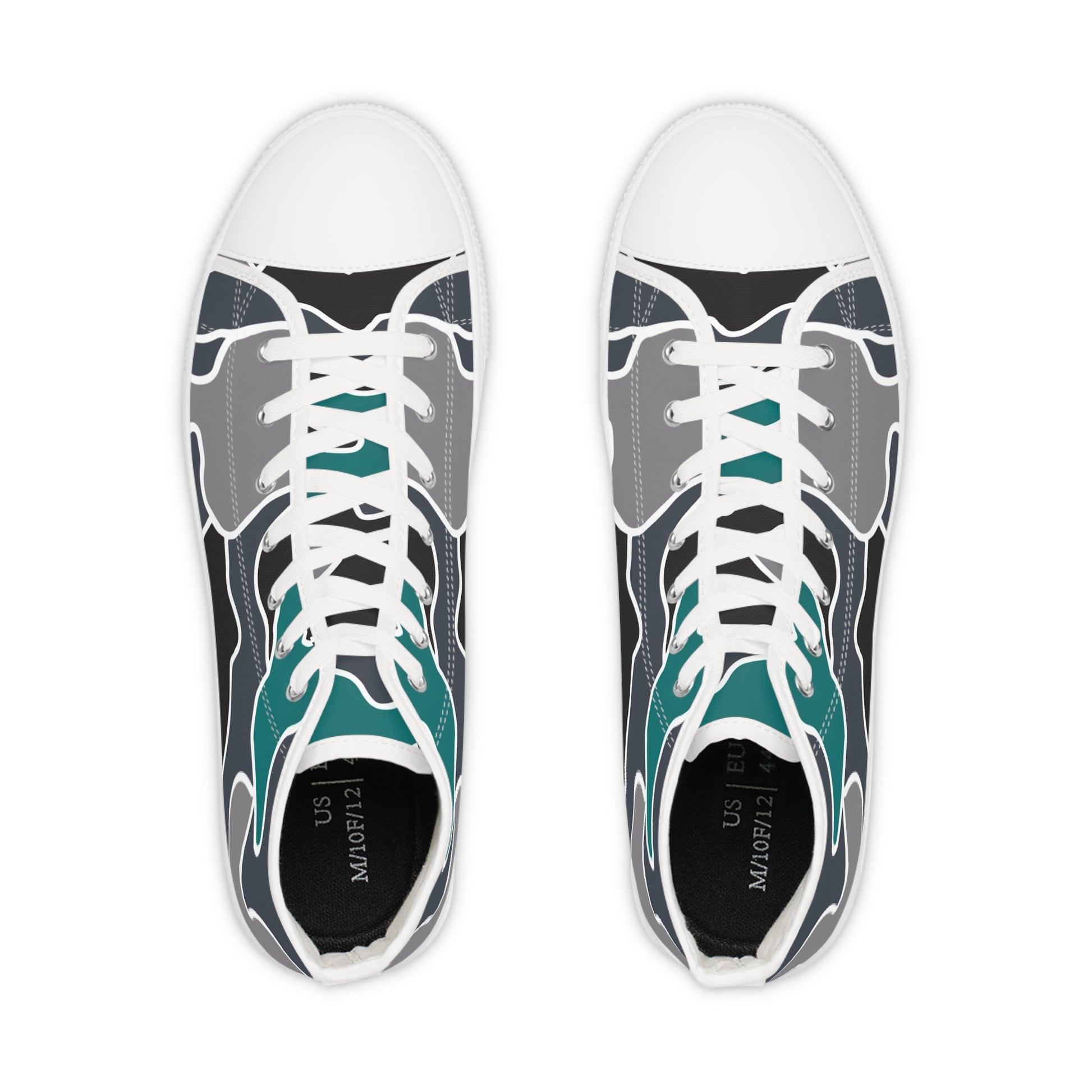 Surreal Camouflage Men's High Top Sneakers, Artsulli - Art is Long, Life is Short, Shoes, , , , , , , 