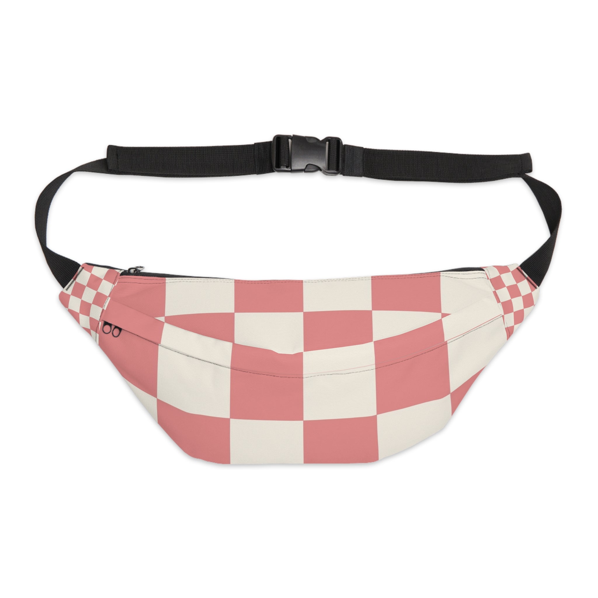 Retro Checkered Grassland Sprites Large Fanny Pack, Artsulli - Art is Long, Life is Short, Bags, Size, 8" × 9" × 4'', , , , , 29268973177801861822