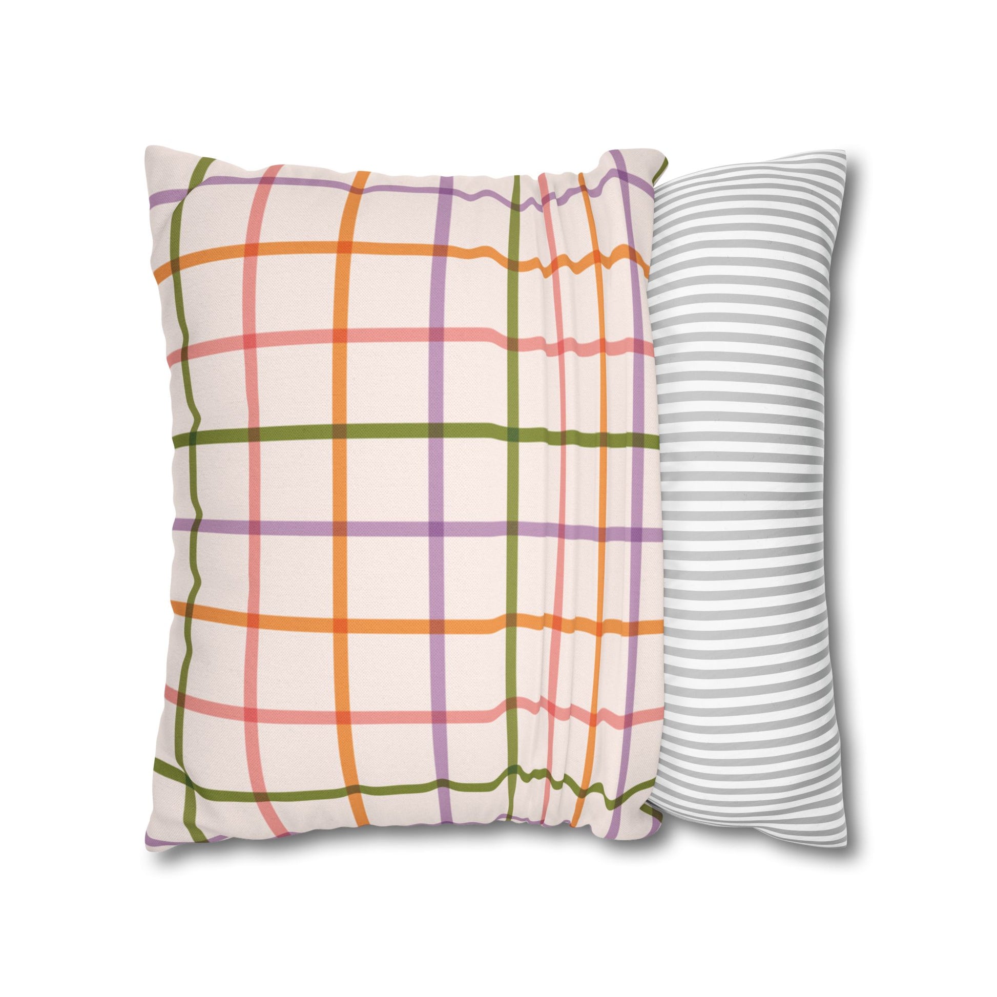 Spun Polyester Square Pillowcase, Artsulli - Art is Long, Life is Short, Home Decor, , , , , , , 