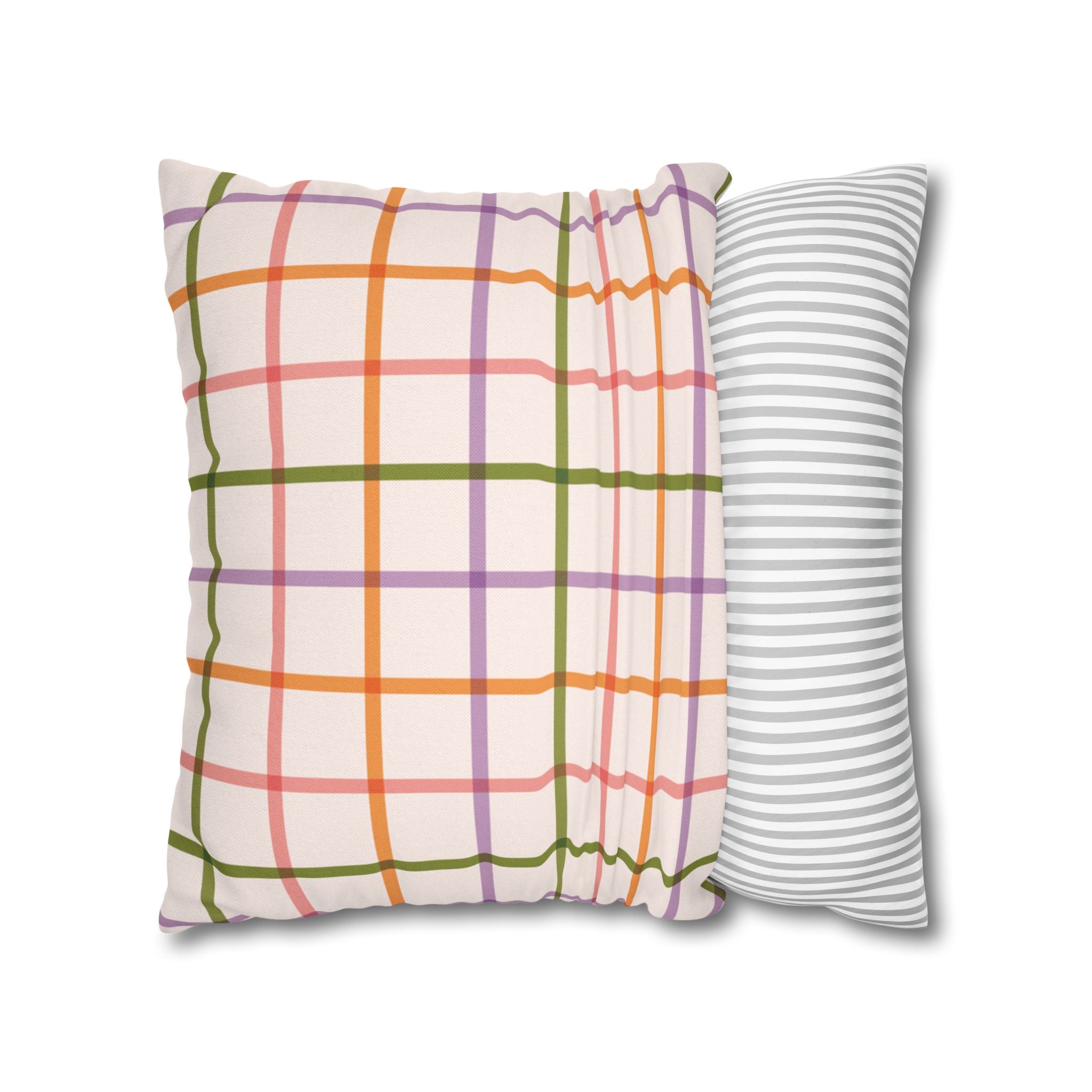 Spun Polyester Square Pillowcase, Artsulli - Art is Long, Life is Short, Home Decor, , , , , , , 