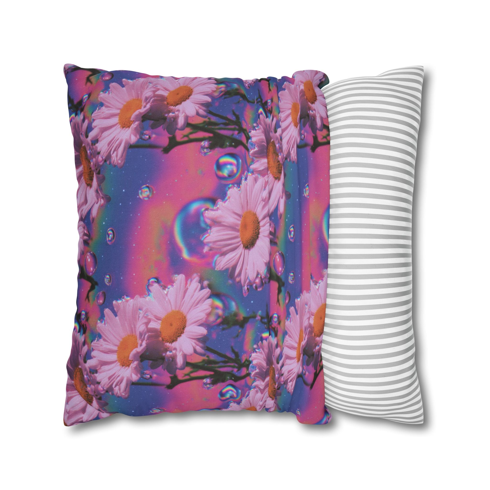 Spun Polyester Square Pillowcase, Artsulli - Art is Long, Life is Short, Home Decor, , , , , , , 