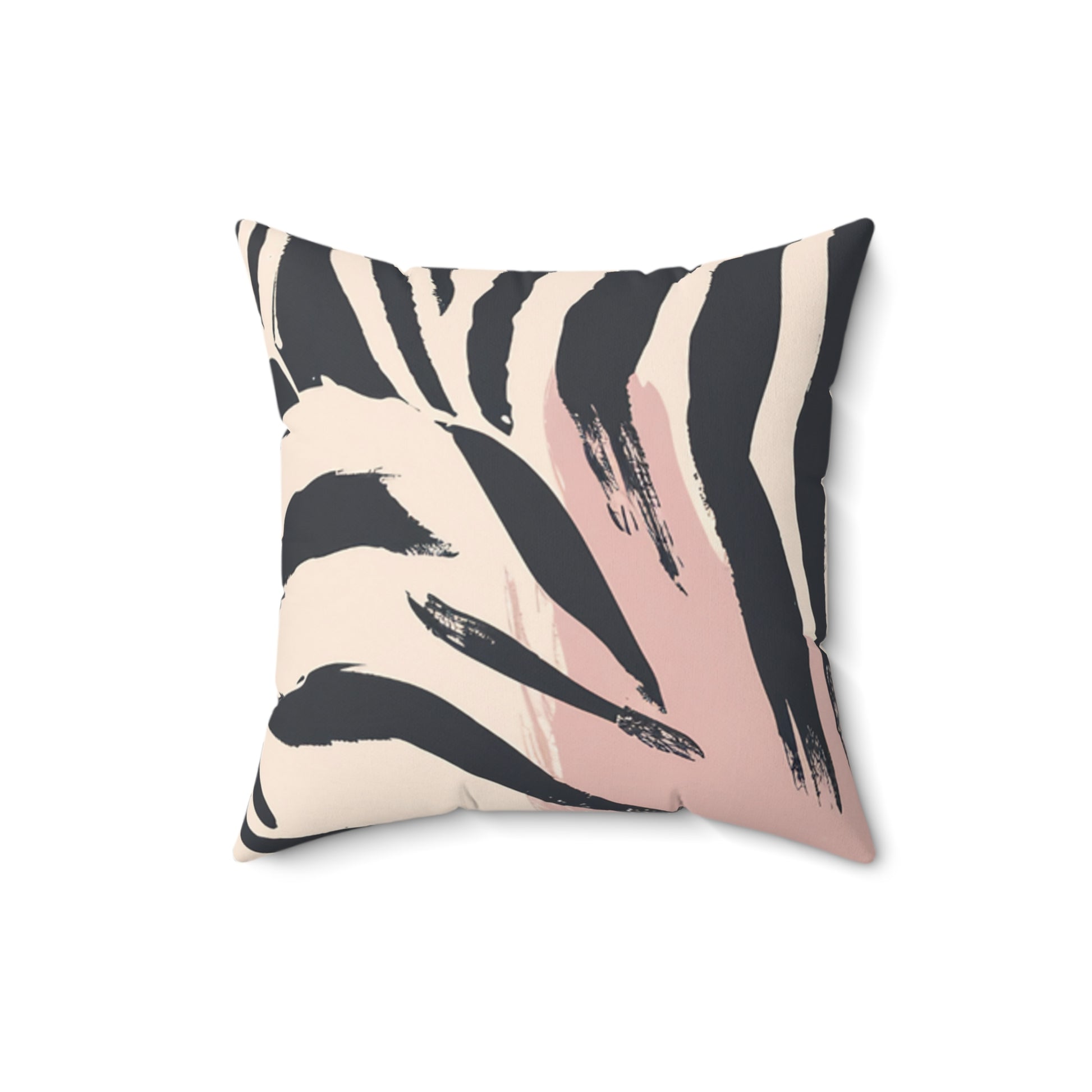 Zebra Brush Strokes Spun Polyester Square Pillow, Artsulli - Art is Long, Life is Short, Home Decor, , , , , , , 
