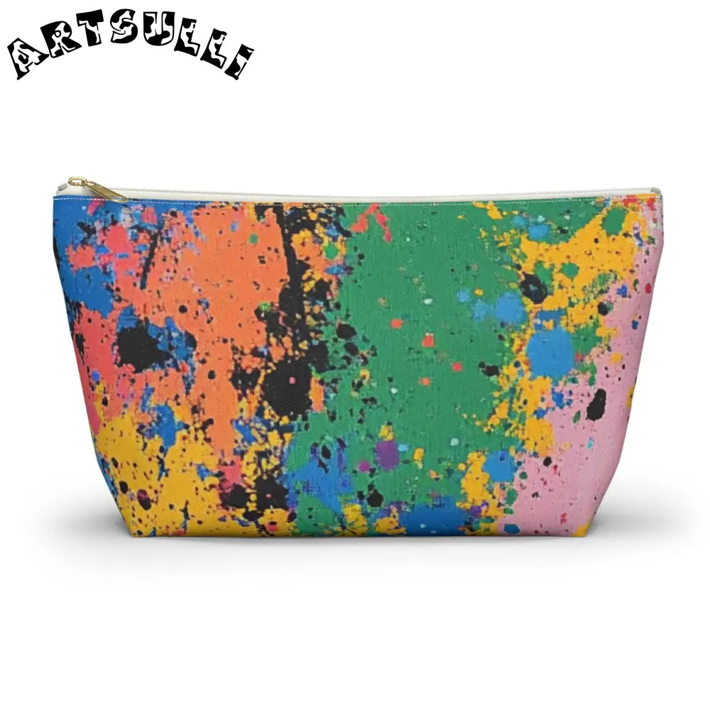 JAKKOUTTHEBXX The Colors Of Paint Splatter Accessory Pouch w