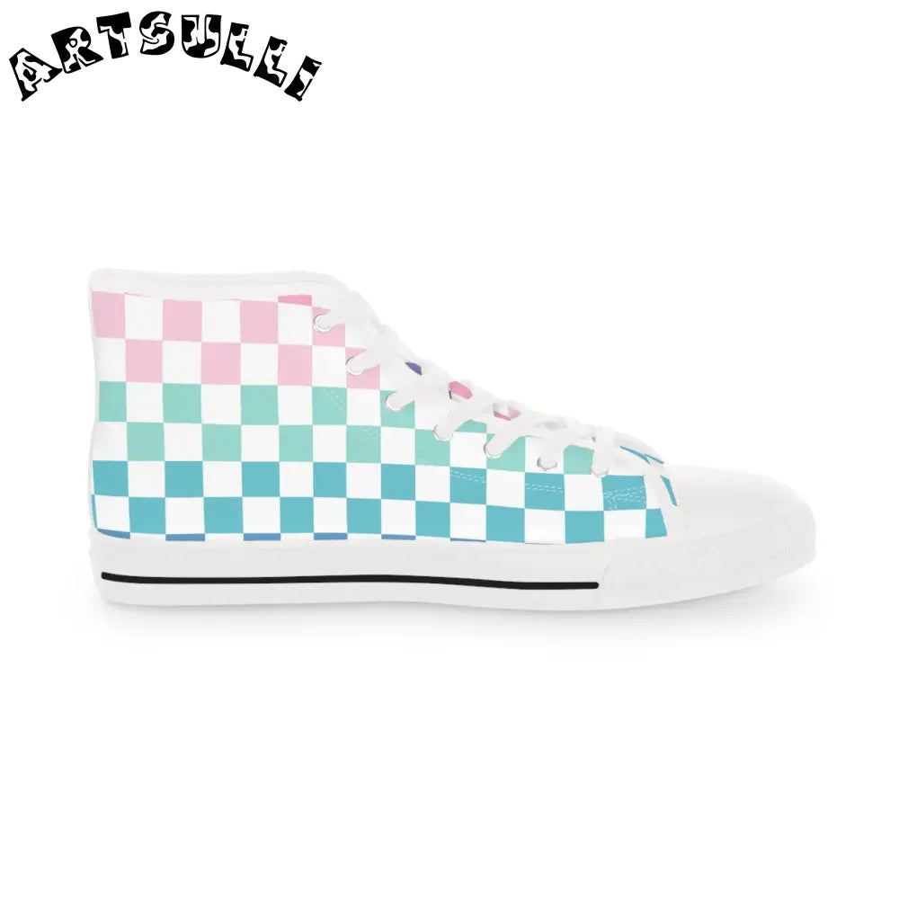 JAKKOUTTHEBXX Vaporwave Rainbow Checkerboard II Multi-Color Men’s