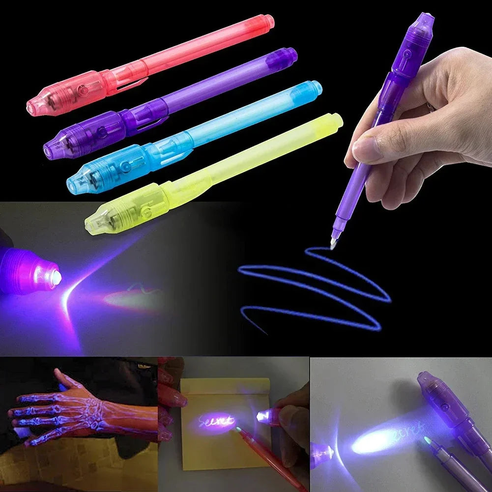Buy The Best By Artsulli - Art is Long Life Short - UV Light Pen Invisible Magic Pencil Secret Fluorescent for Kids Child Drawing Painting